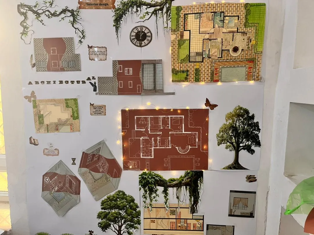 Beginnings that reveal talent: Interior design students