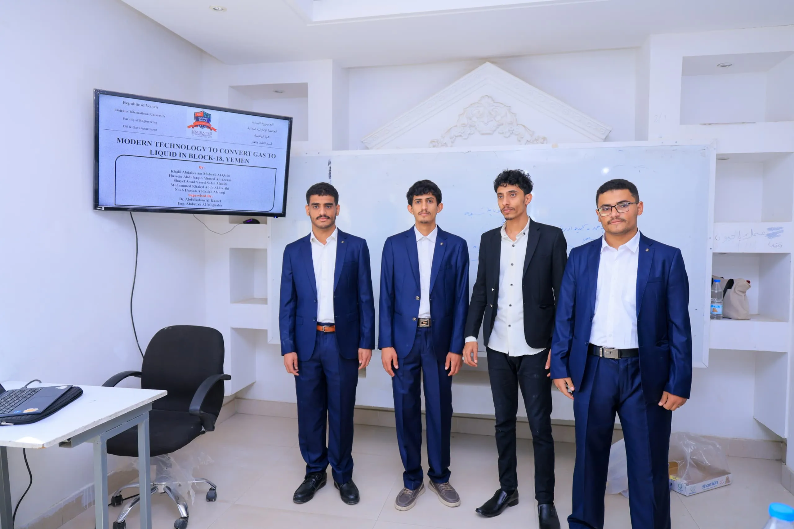 مناقشة خطط مشاريع تخرج قسمي هندسة النفط والغاز والهندسة الكيميائية للعام الجامعي 1447هـ