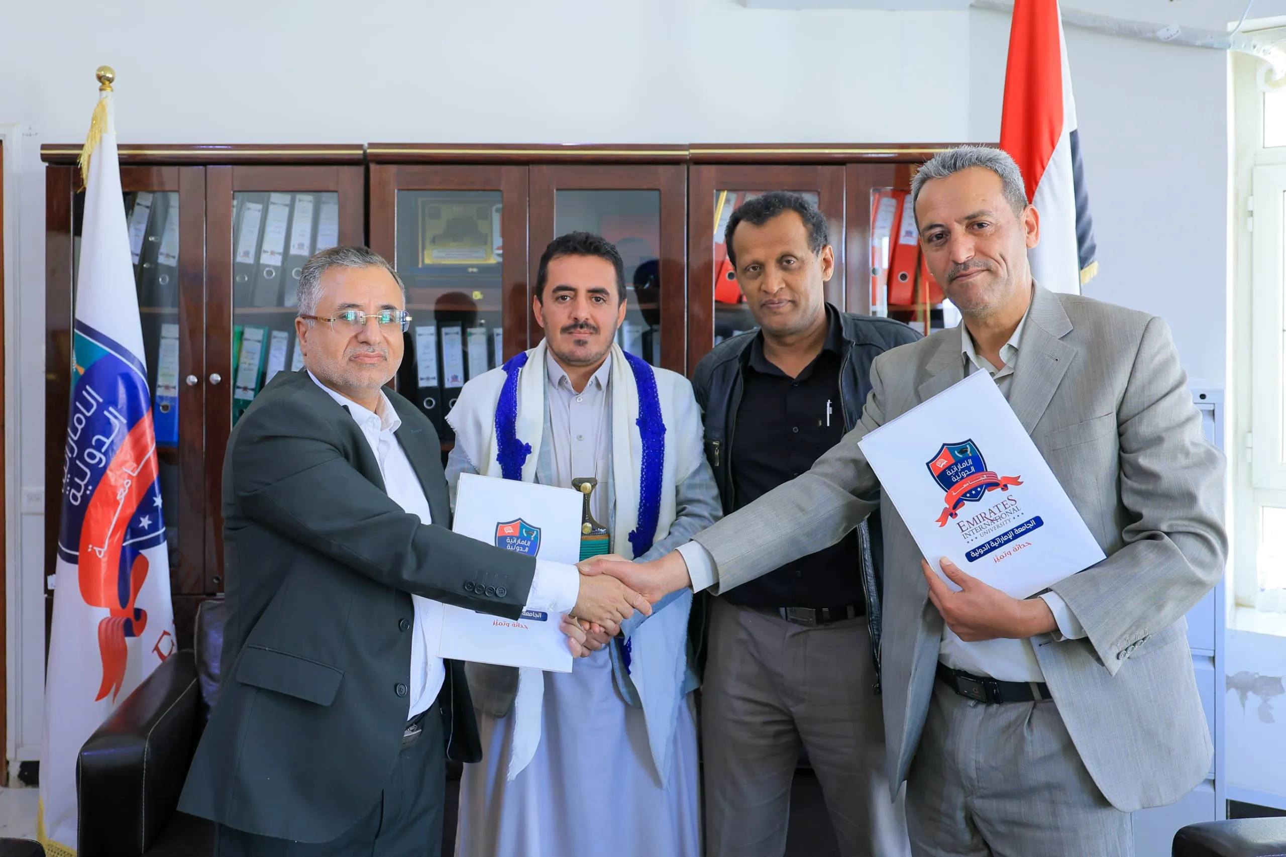 Emirates International University signs a memorandum of understanding with Abni Autism Center to enhance community and research partnerships.