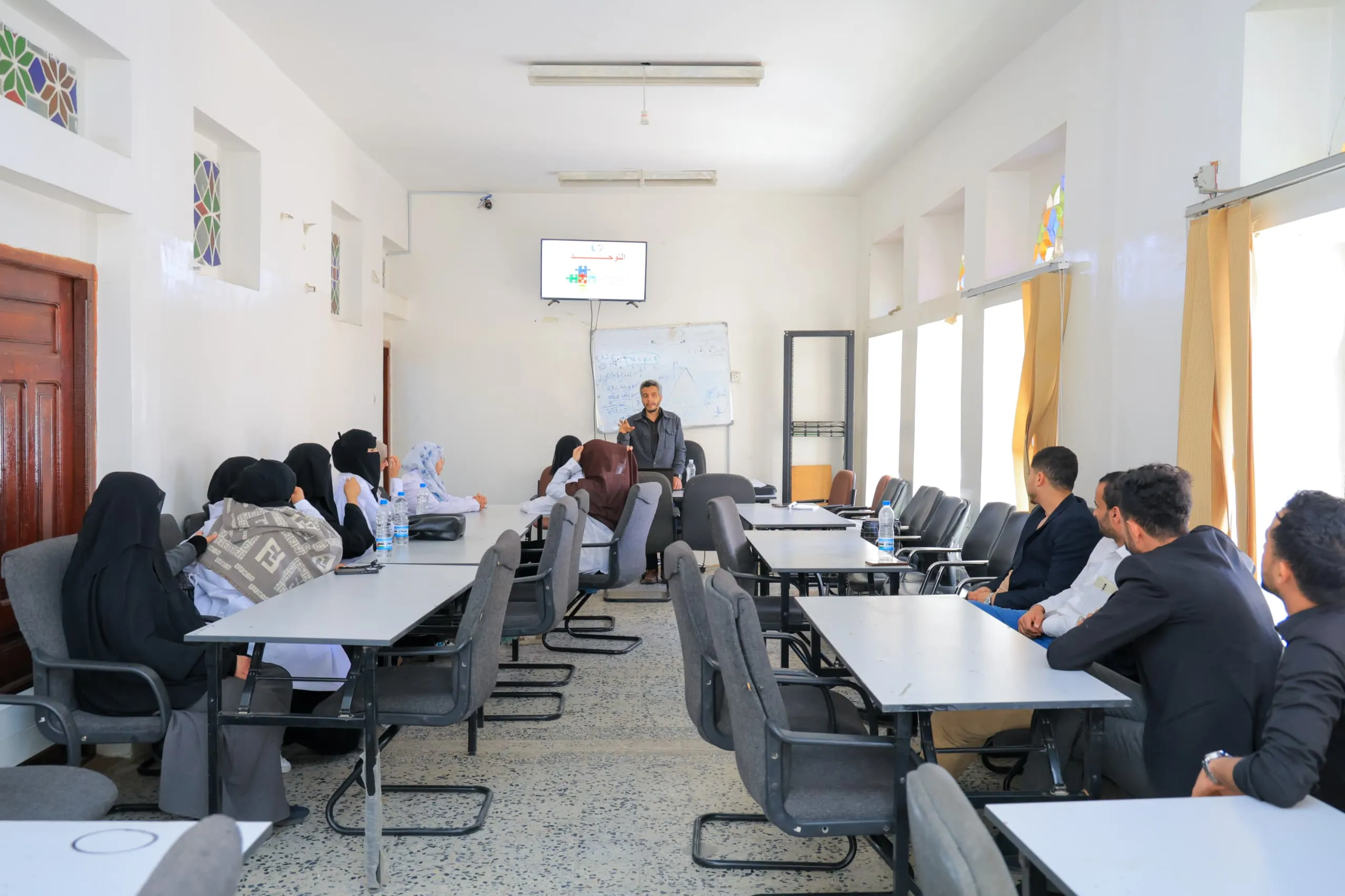 A specialized training course to promote awareness of early diagnosis of autism spectrum disorder, in partnership between Ibni Autism Center and the United Arab Emirates University.