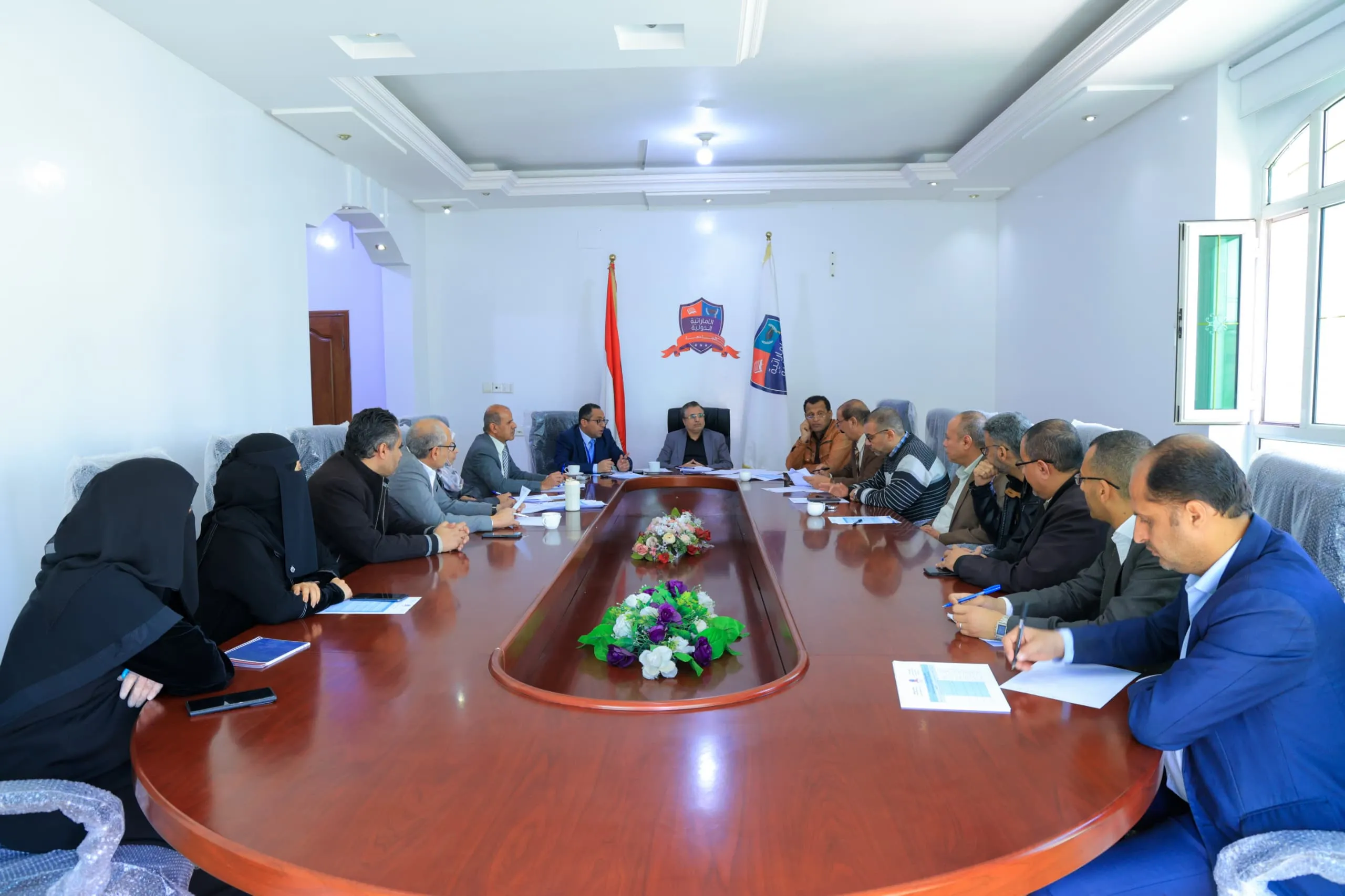 The University Council held its regular meeting, chaired by the University President, to monitor the progress of the educational process and preparations for the final exams.