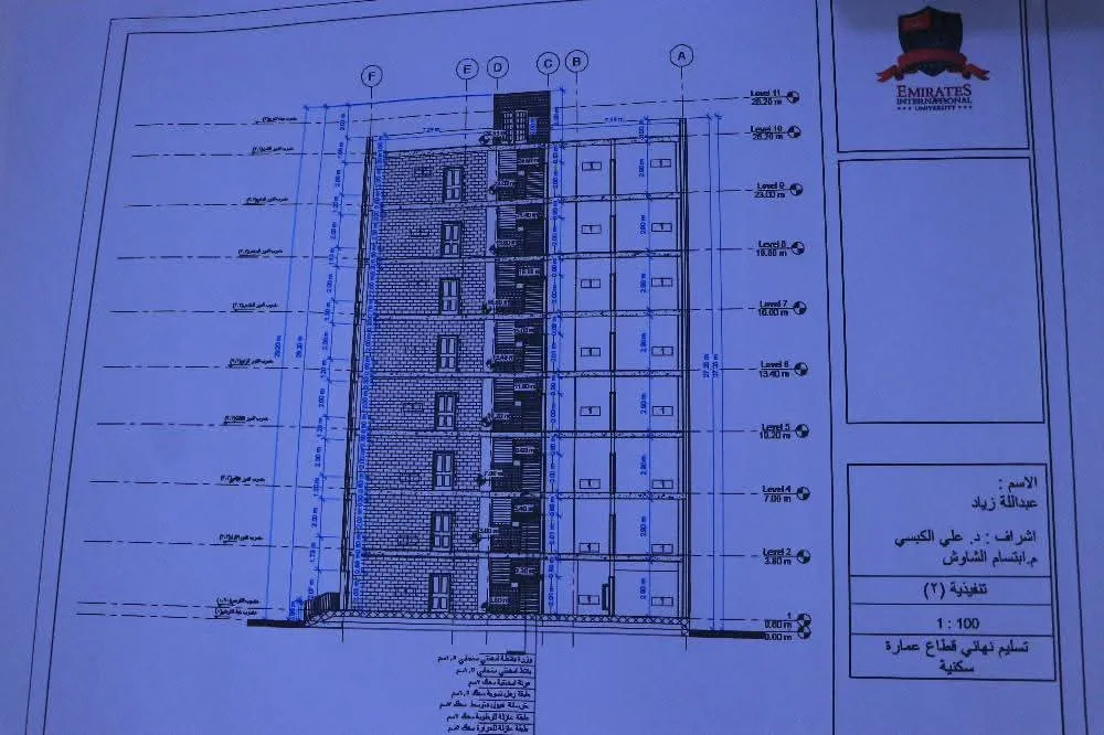 طلبة الهندسة المعمارية يبدعون في تسليم مشاريعهم النهائية بمقرر تنفيذية (2) وسط إشادة أكاديمية