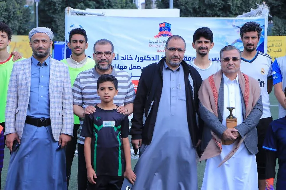 The Ramadan football league between university colleges was launched in a uniquely enthusiastic atmosphere.