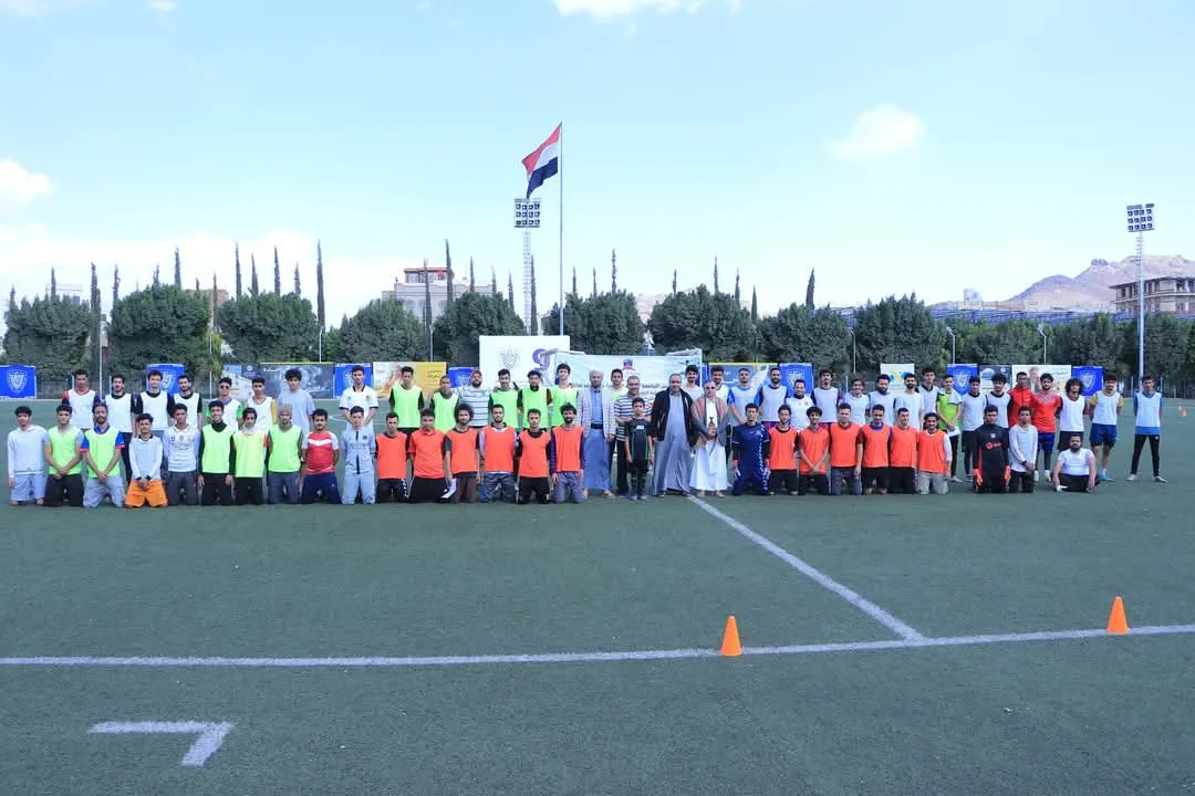 The Ramadan football league between university colleges was launched in a uniquely enthusiastic atmosphere.