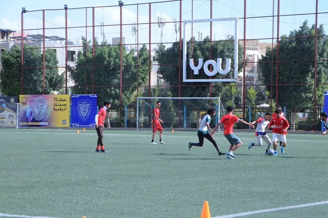 Intense competition on the second day of the Ramadan football league between university colleges