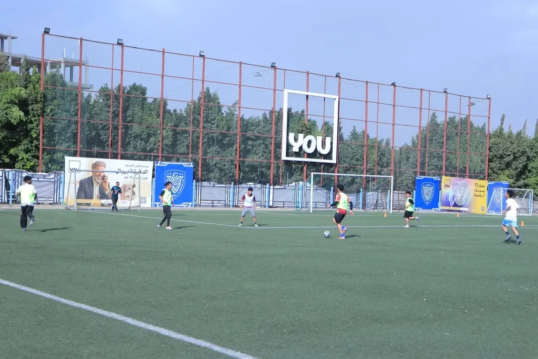 Intense competition on the second day of the Ramadan football league between university colleges