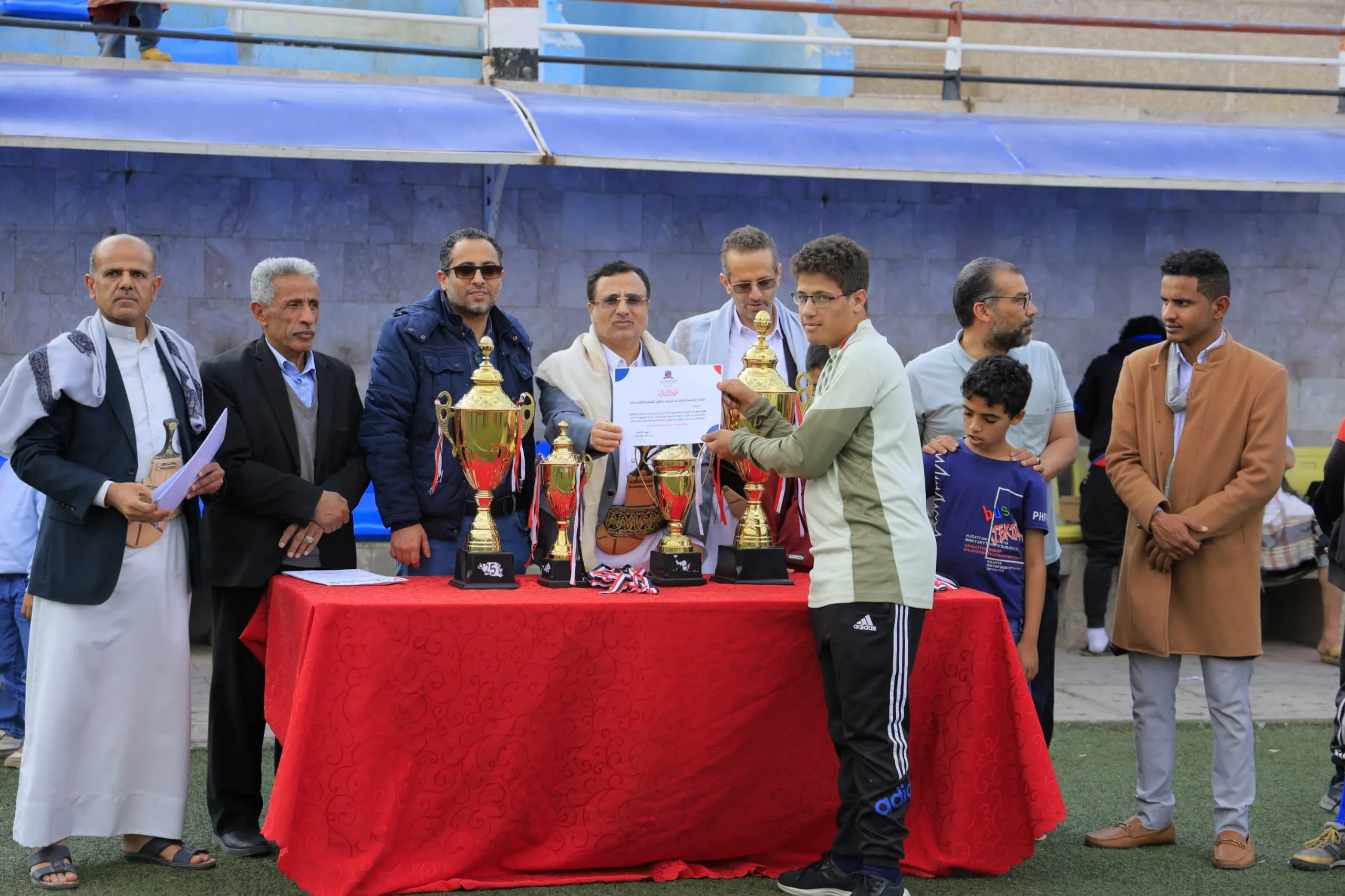 إختتام بطولة الدوري الرمضاني لكرة القدم بين كليات الجامعة بتتويج قسم العلوم المالية والمصرفية بطلاً للبطولة