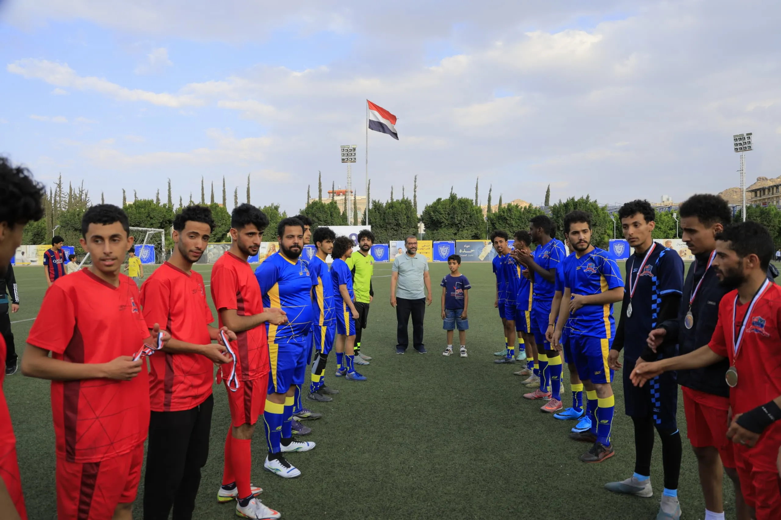 إختتام بطولة الدوري الرمضاني لكرة القدم بين كليات الجامعة بتتويج قسم العلوم المالية والمصرفية بطلاً للبطولة