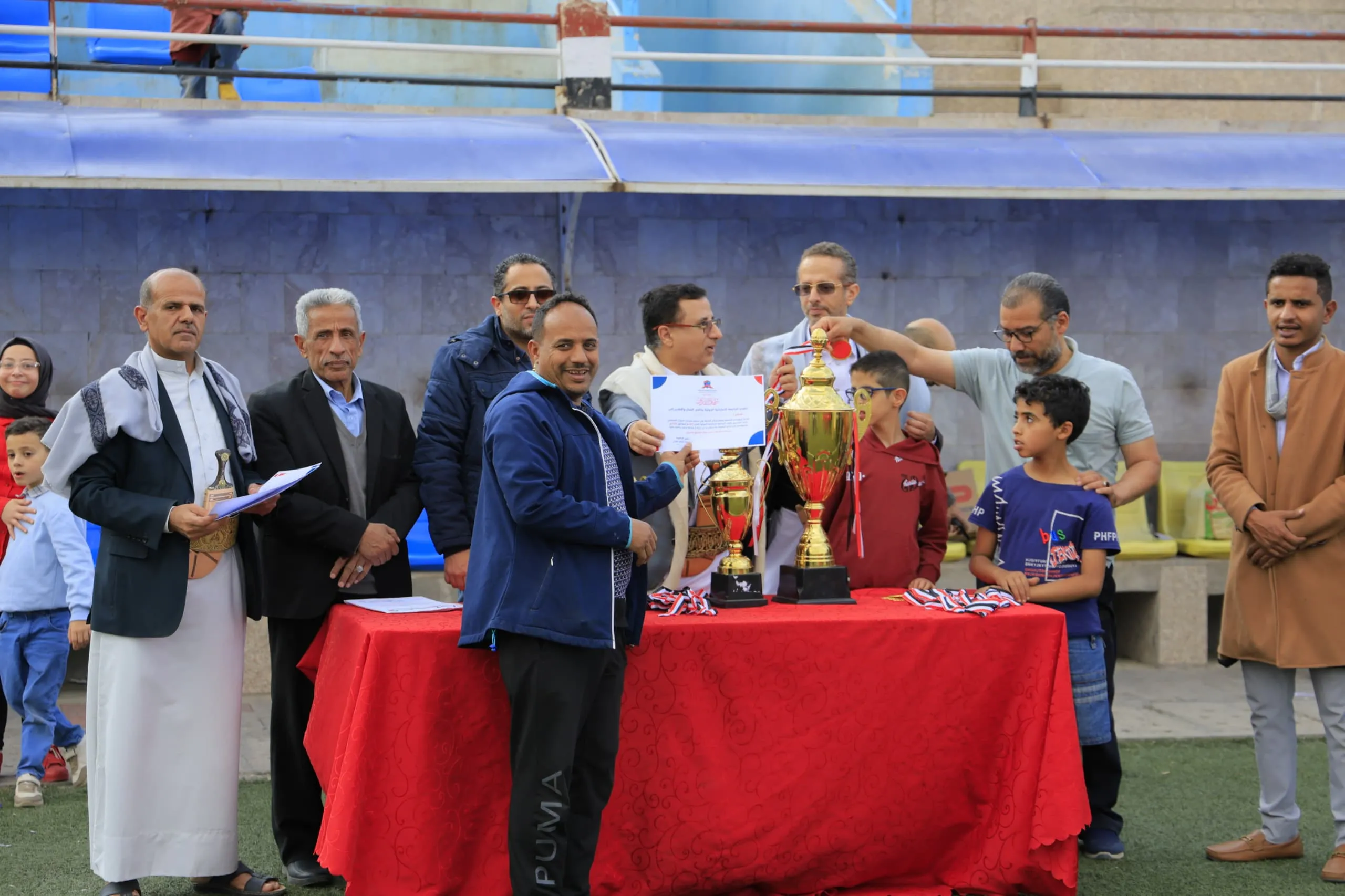 إختتام بطولة الدوري الرمضاني لكرة القدم بين كليات الجامعة بتتويج قسم العلوم المالية والمصرفية بطلاً للبطولة