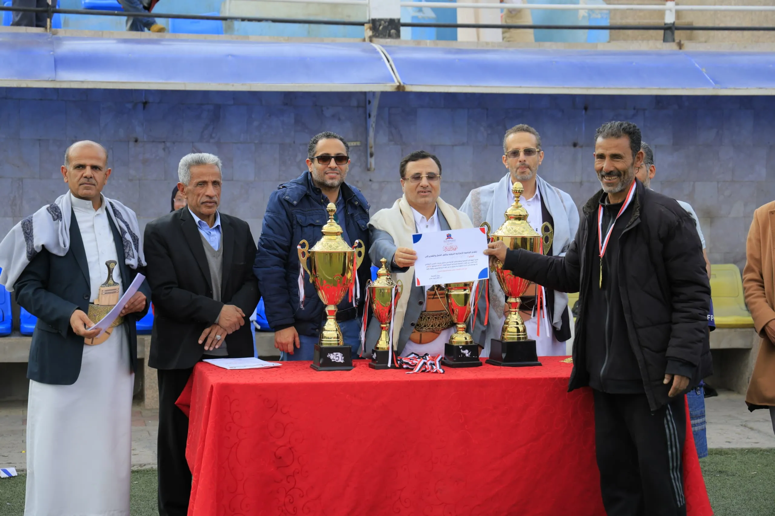إختتام بطولة الدوري الرمضاني لكرة القدم بين كليات الجامعة بتتويج قسم العلوم المالية والمصرفية بطلاً للبطولة