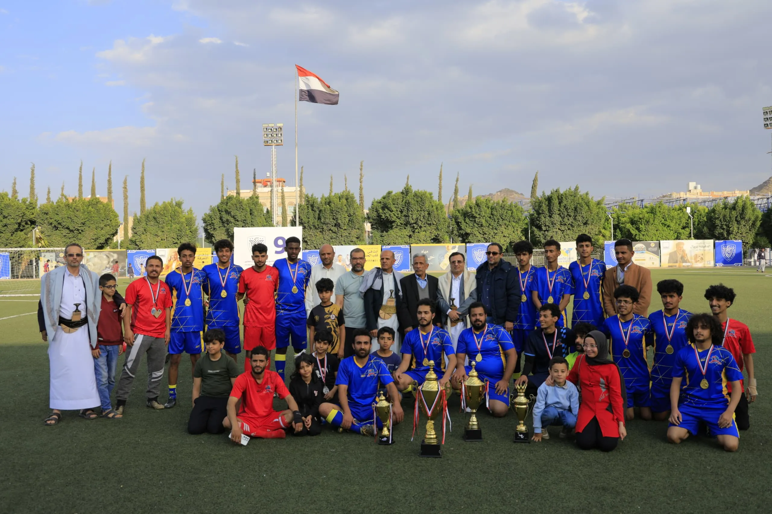 إختتام بطولة الدوري الرمضاني لكرة القدم بين كليات الجامعة بتتويج قسم العلوم المالية والمصرفية بطلاً للبطولة