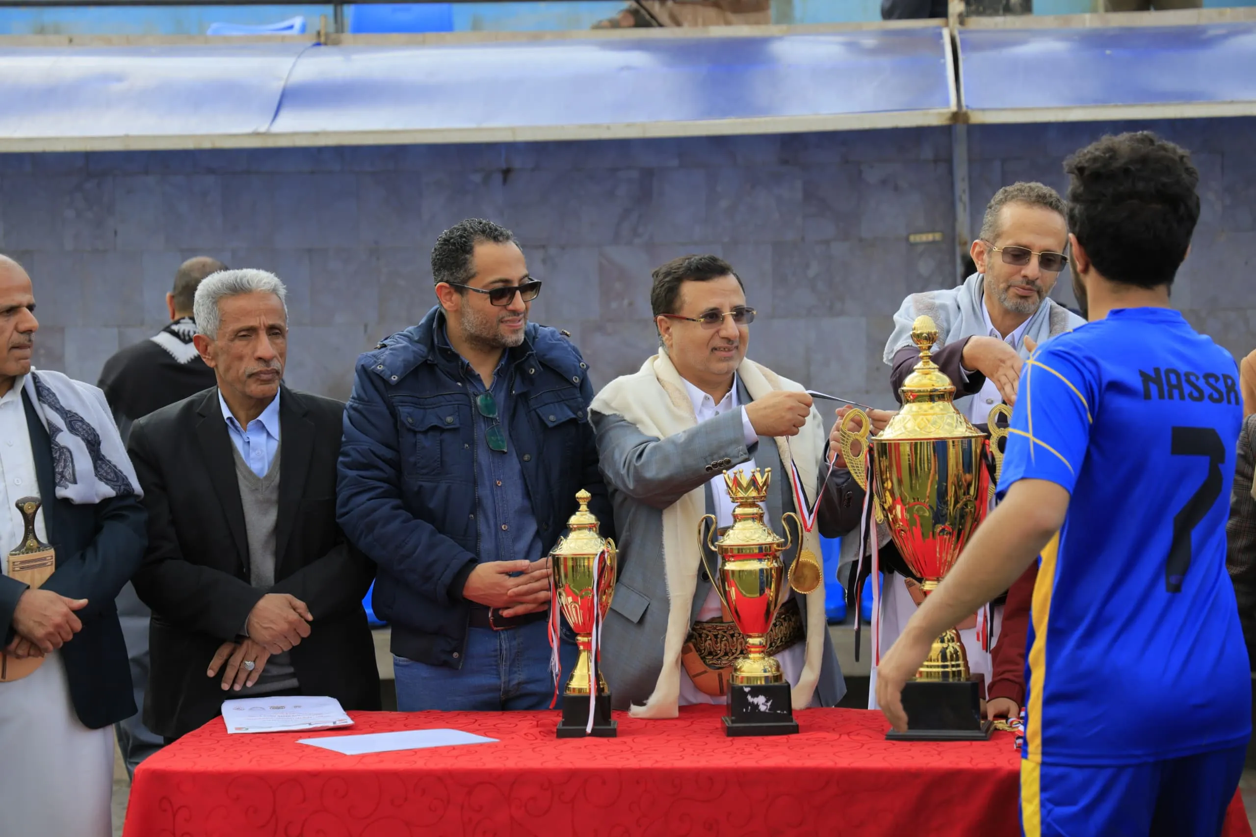 إختتام بطولة الدوري الرمضاني لكرة القدم بين كليات الجامعة بتتويج قسم العلوم المالية والمصرفية بطلاً للبطولة