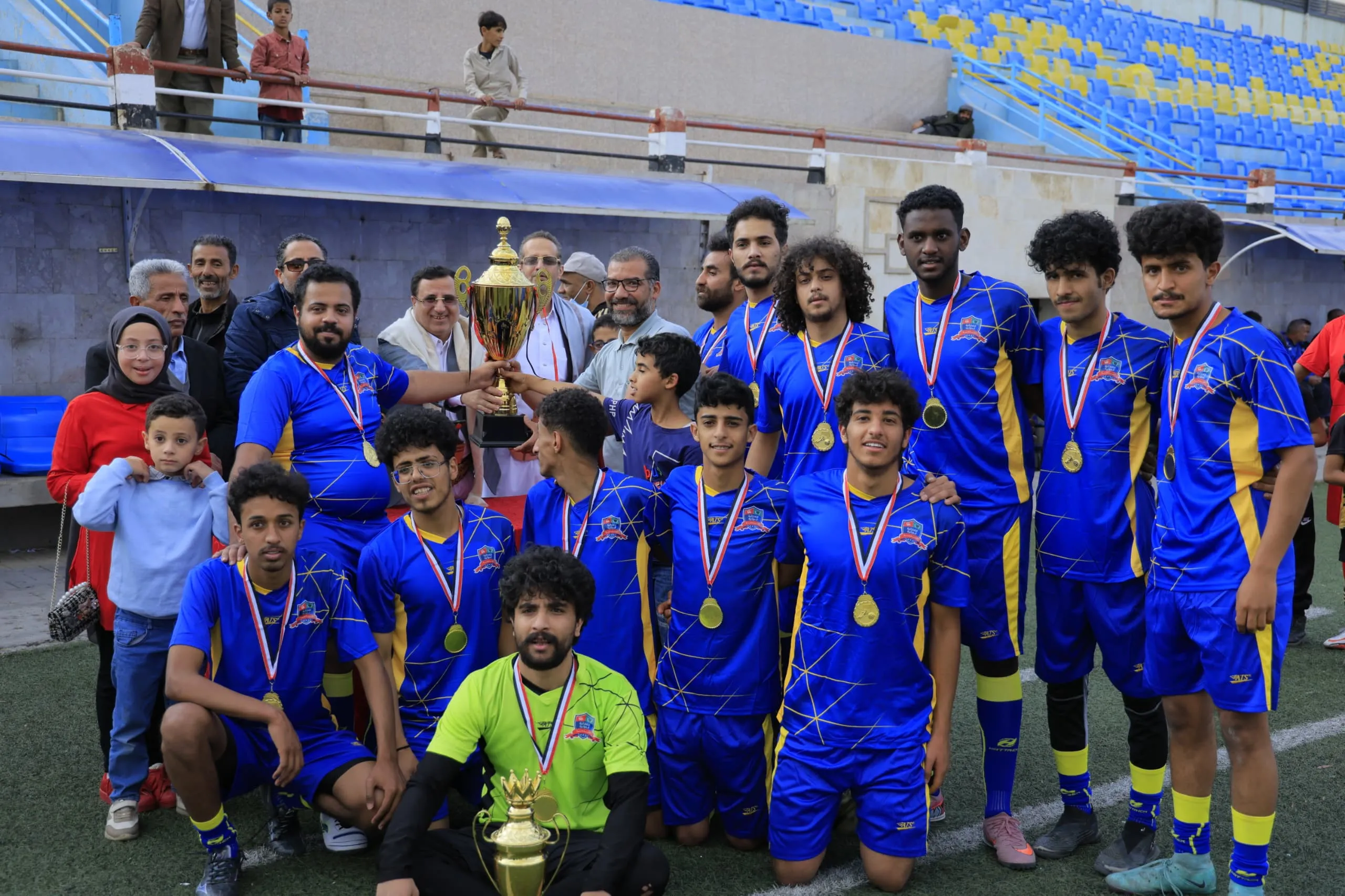 إختتام بطولة الدوري الرمضاني لكرة القدم بين كليات الجامعة بتتويج قسم العلوم المالية والمصرفية بطلاً للبطولة