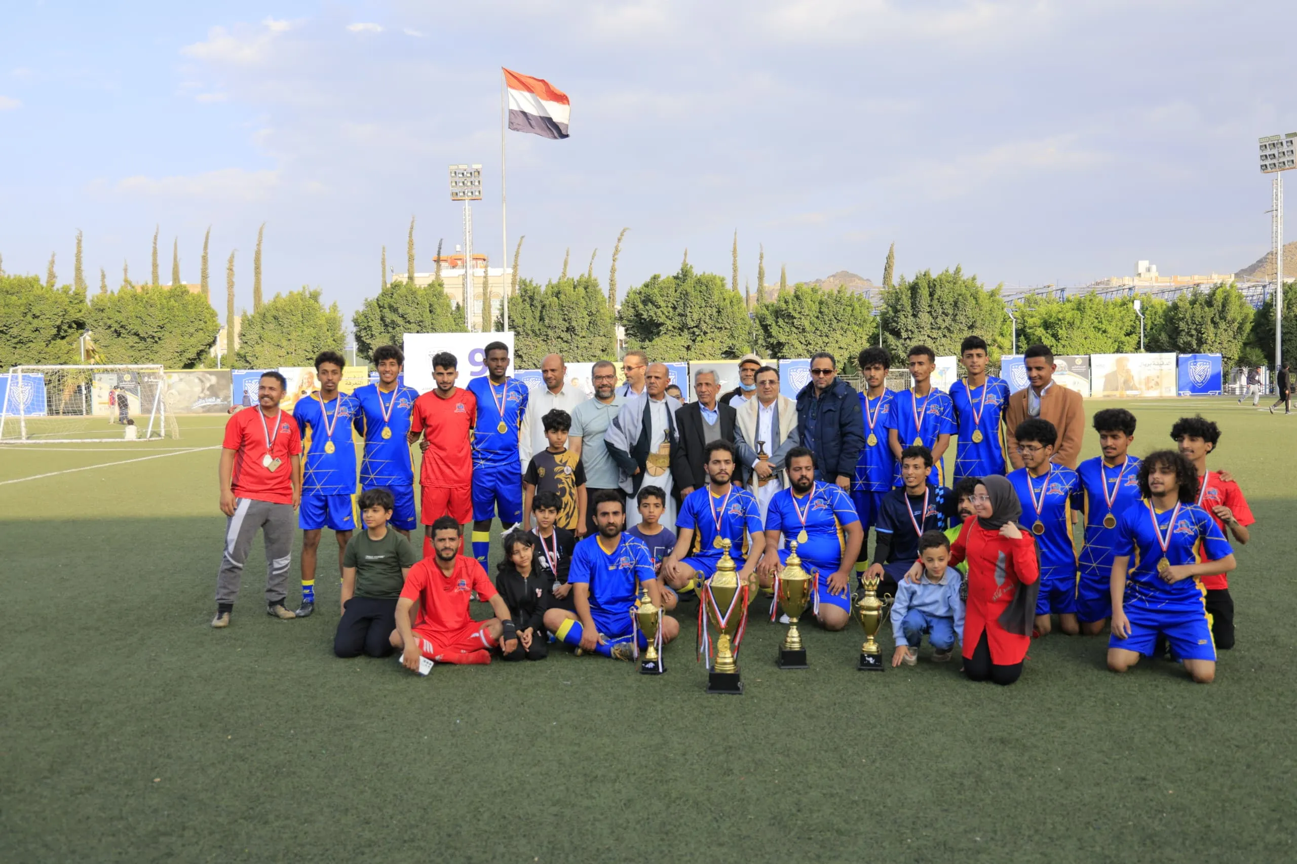 إختتام بطولة الدوري الرمضاني لكرة القدم بين كليات الجامعة بتتويج قسم العلوم المالية والمصرفية بطلاً للبطولة