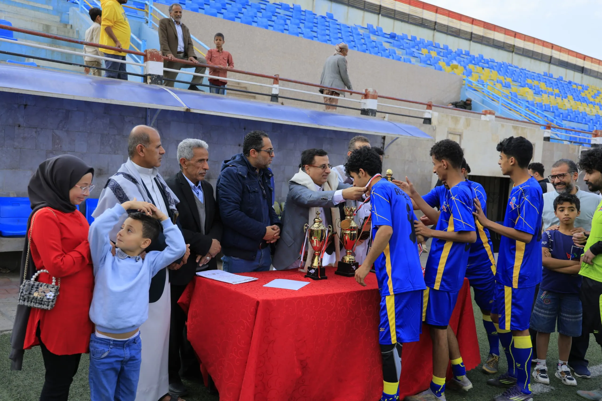 إختتام بطولة الدوري الرمضاني لكرة القدم بين كليات الجامعة بتتويج قسم العلوم المالية والمصرفية بطلاً للبطولة