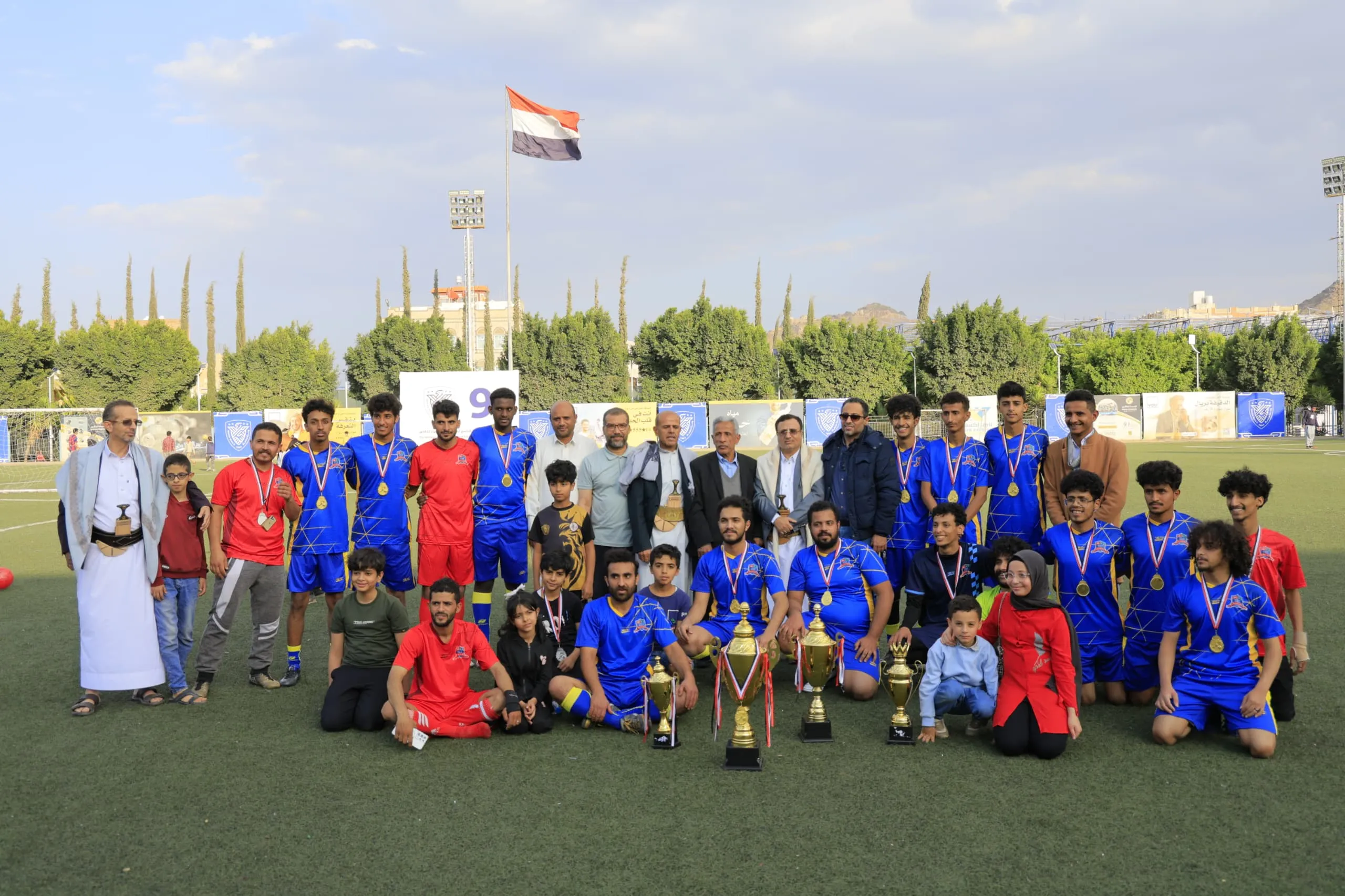 إختتام بطولة الدوري الرمضاني لكرة القدم بين كليات الجامعة بتتويج قسم العلوم المالية والمصرفية بطلاً للبطولة