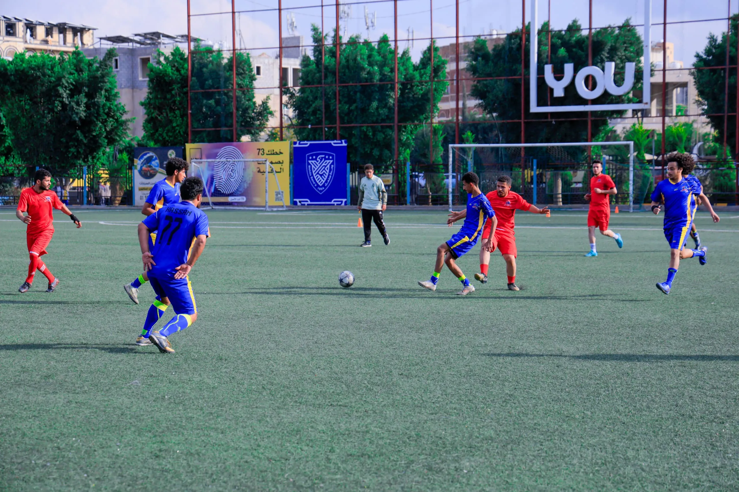 إختتام بطولة الدوري الرمضاني لكرة القدم بين كليات الجامعة بتتويج قسم العلوم المالية والمصرفية بطلاً للبطولة