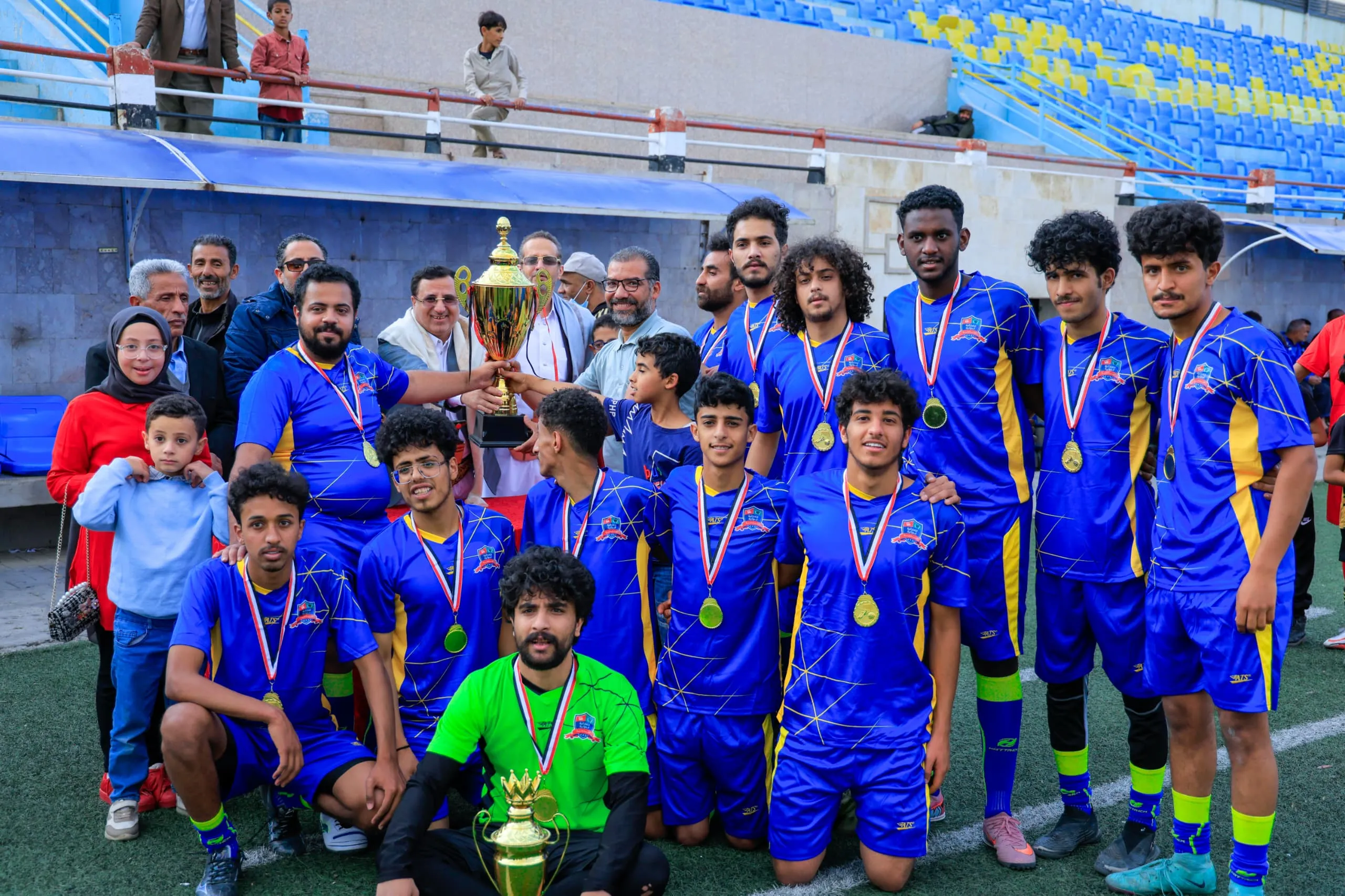 إختتام بطولة الدوري الرمضاني لكرة القدم بين كليات الجامعة بتتويج قسم العلوم المالية والمصرفية بطلاً للبطولة