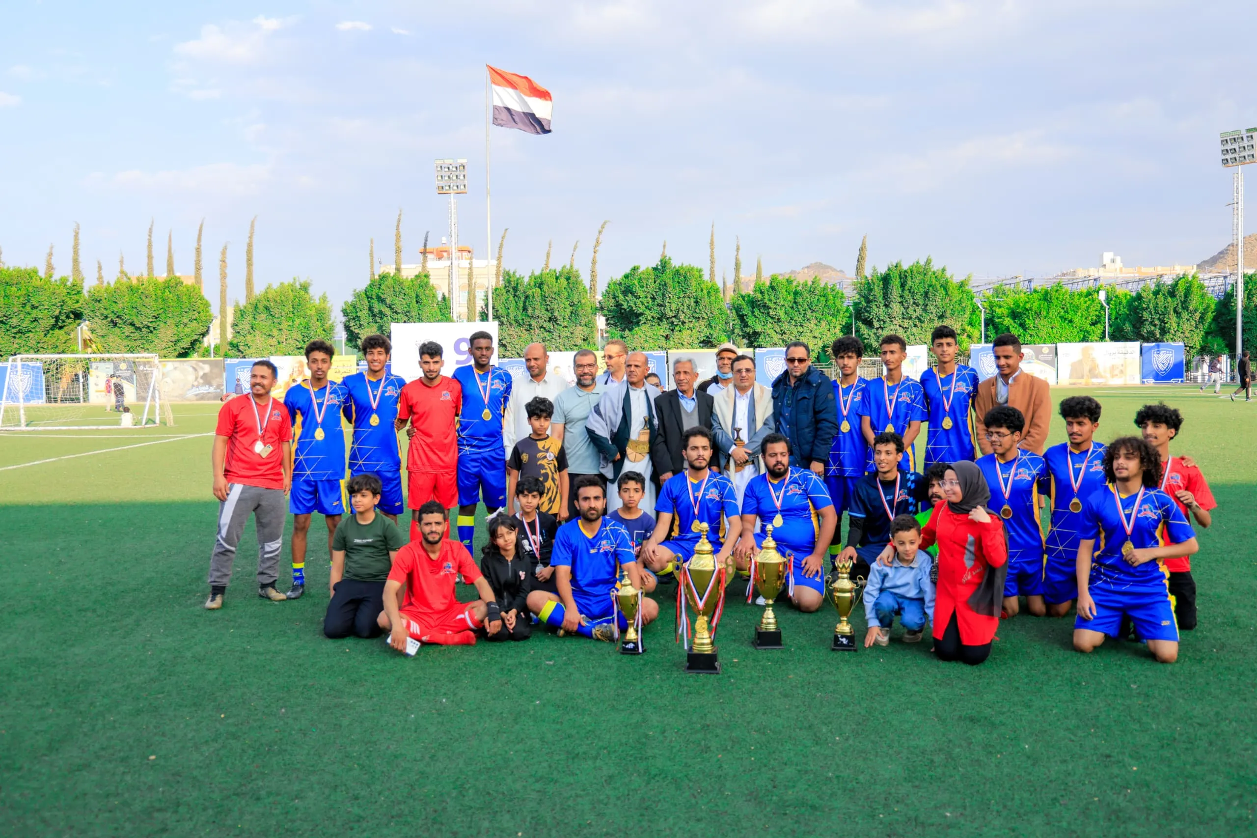 إختتام بطولة الدوري الرمضاني لكرة القدم بين كليات الجامعة بتتويج قسم العلوم المالية والمصرفية بطلاً للبطولة