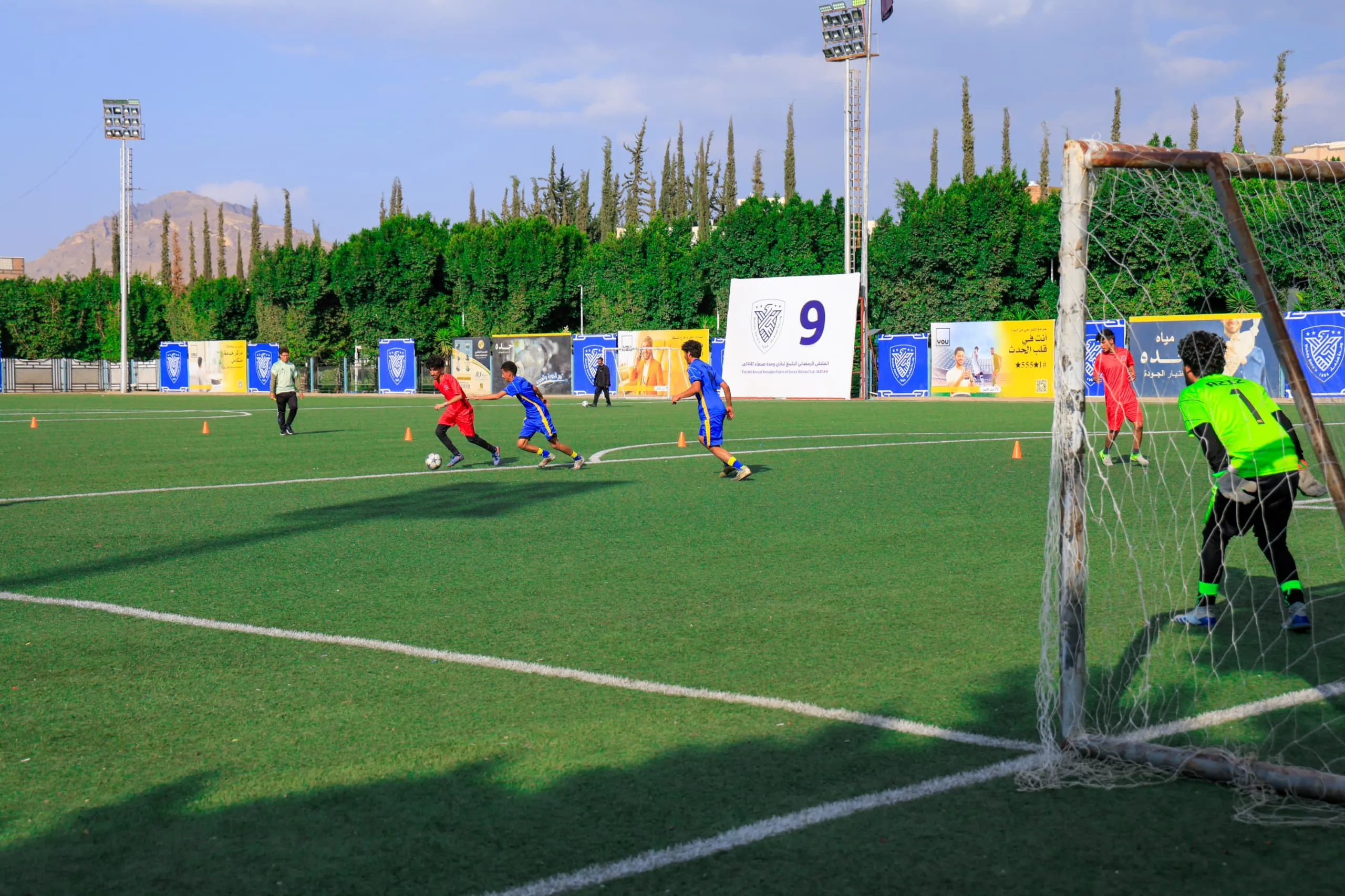 إختتام بطولة الدوري الرمضاني لكرة القدم بين كليات الجامعة بتتويج قسم العلوم المالية والمصرفية بطلاً للبطولة