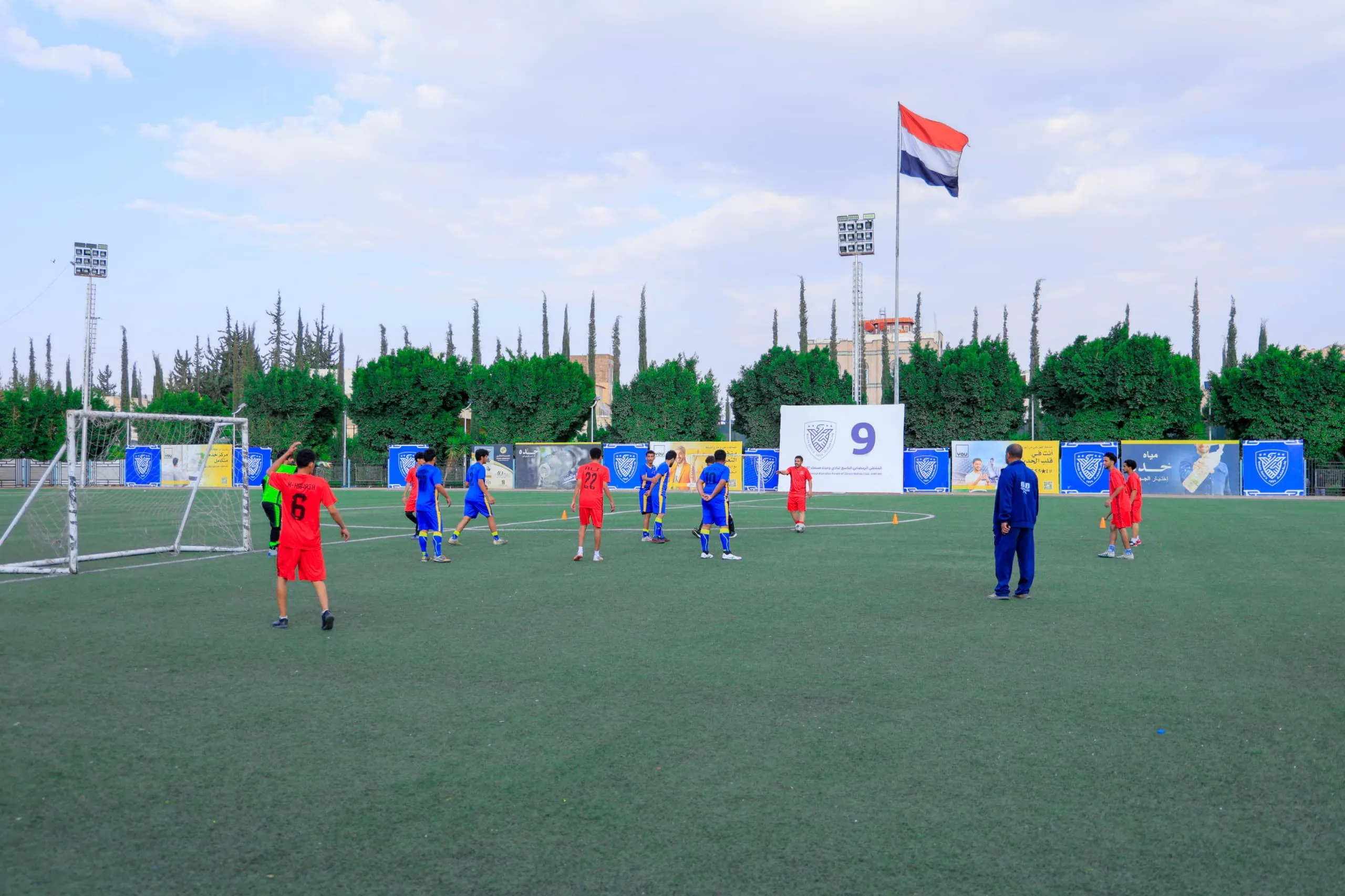 إختتام بطولة الدوري الرمضاني لكرة القدم بين كليات الجامعة بتتويج قسم العلوم المالية والمصرفية بطلاً للبطولة