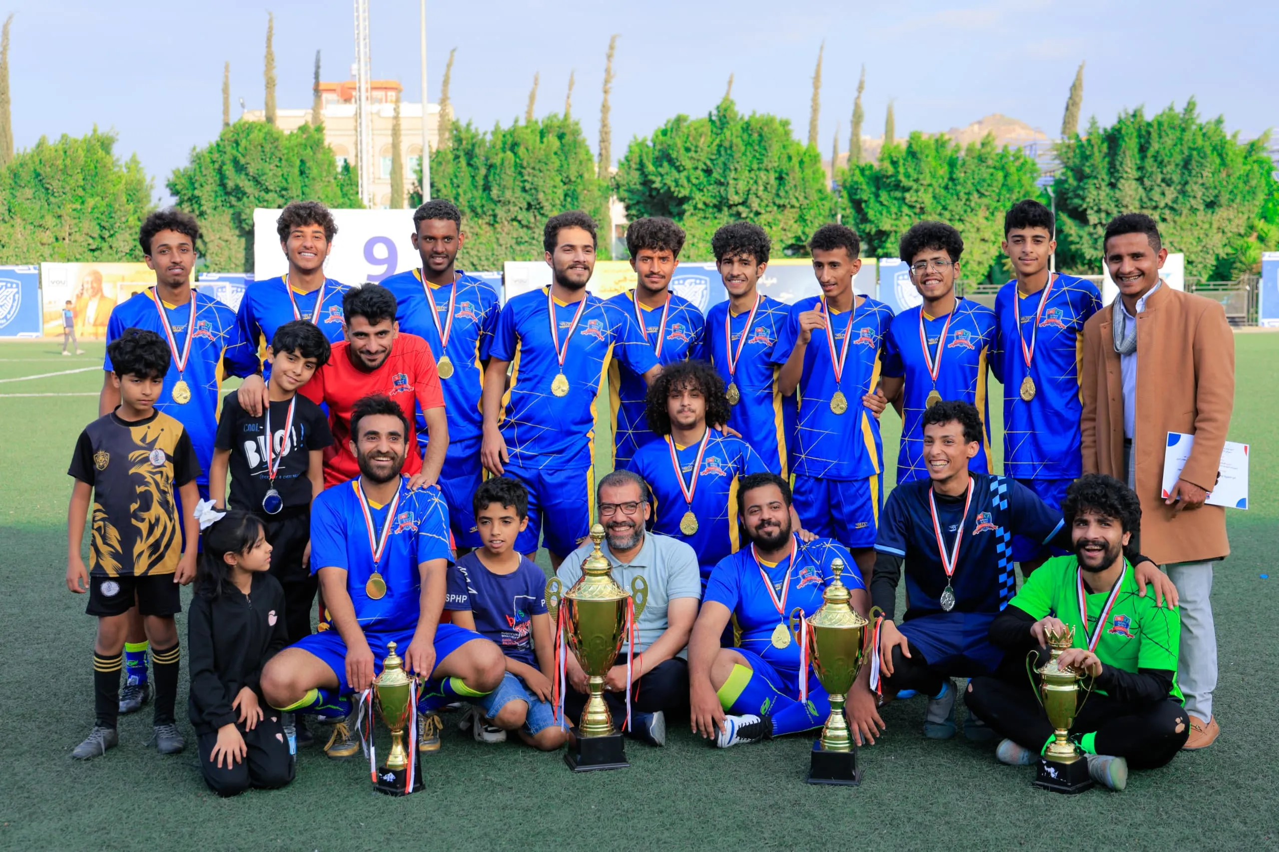 إختتام بطولة الدوري الرمضاني لكرة القدم بين كليات الجامعة بتتويج قسم العلوم المالية والمصرفية بطلاً للبطولة