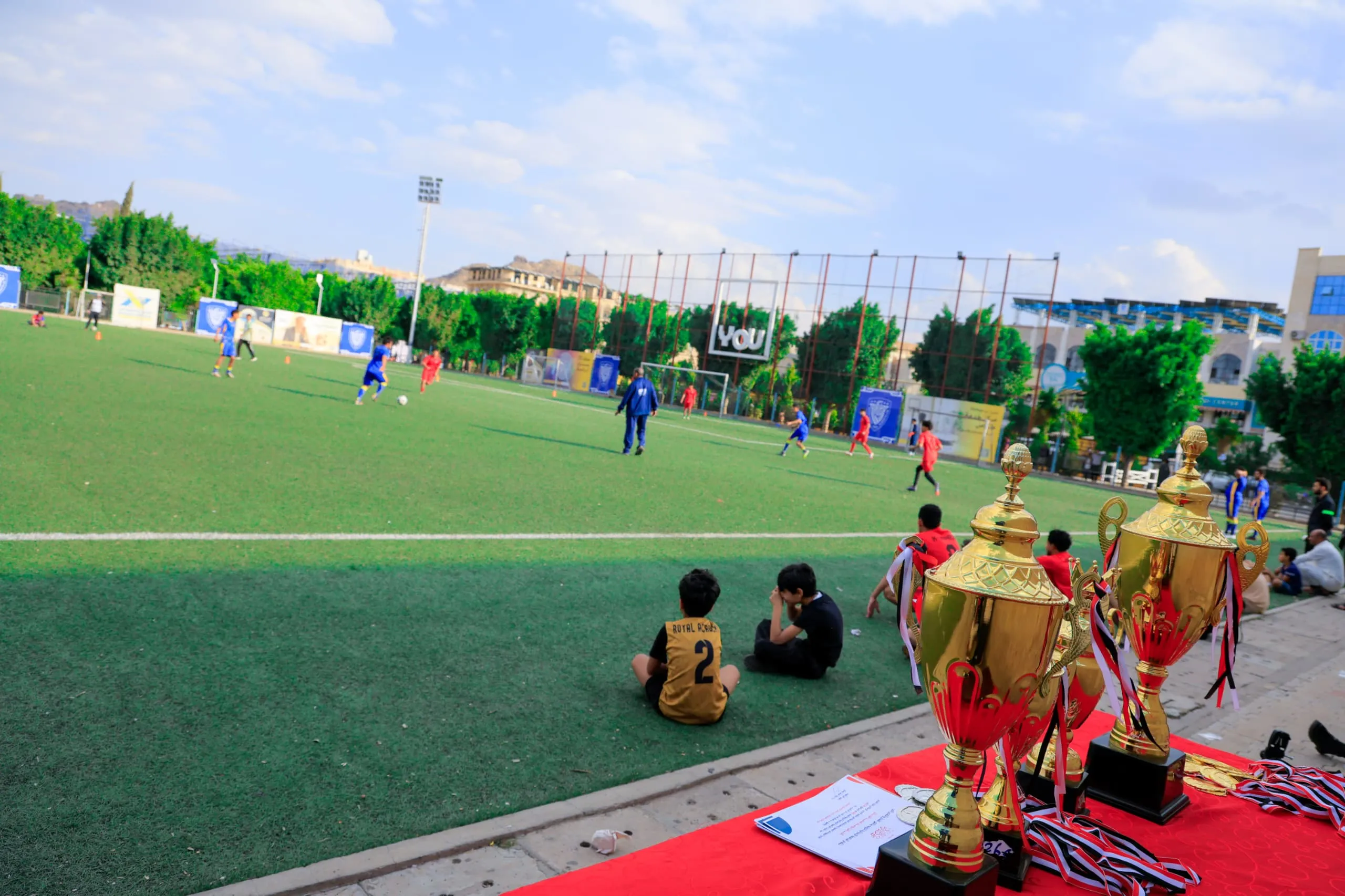 إختتام بطولة الدوري الرمضاني لكرة القدم بين كليات الجامعة بتتويج قسم العلوم المالية والمصرفية بطلاً للبطولة