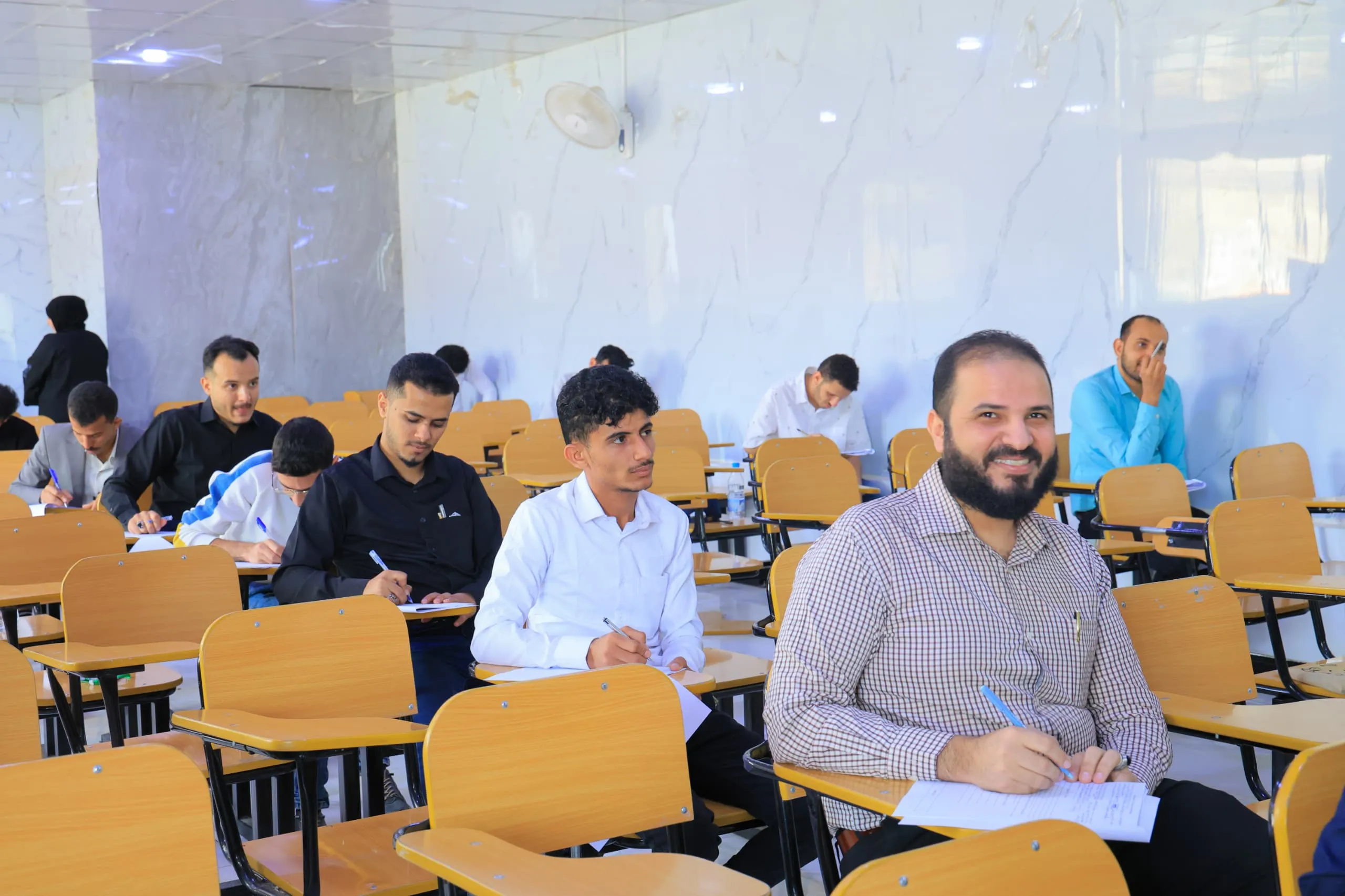 تدشين الإمتحانات النهائية للفصل الدراسي الثاني بكلية الطب والعلوم الصحية لطلبة المستويات الثاني فأعلى