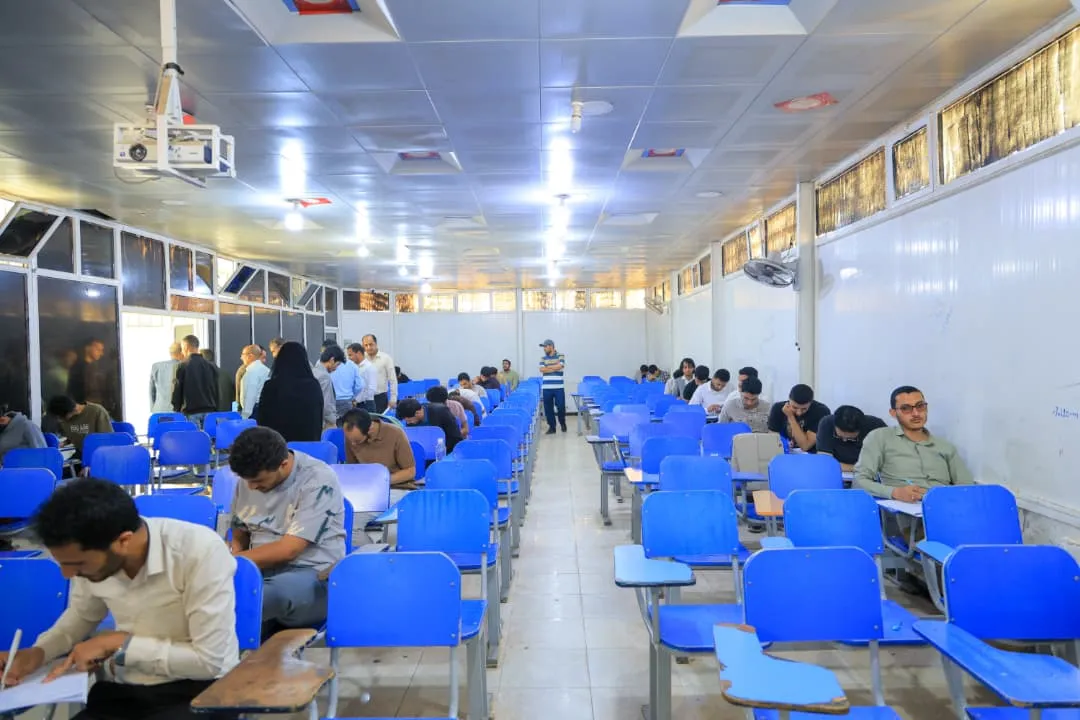 تدشين الإمتحانات النهائية للفصل الدراسي الثاني بكلية الطب والعلوم الصحية لطلبة المستويات الثاني فأعلى