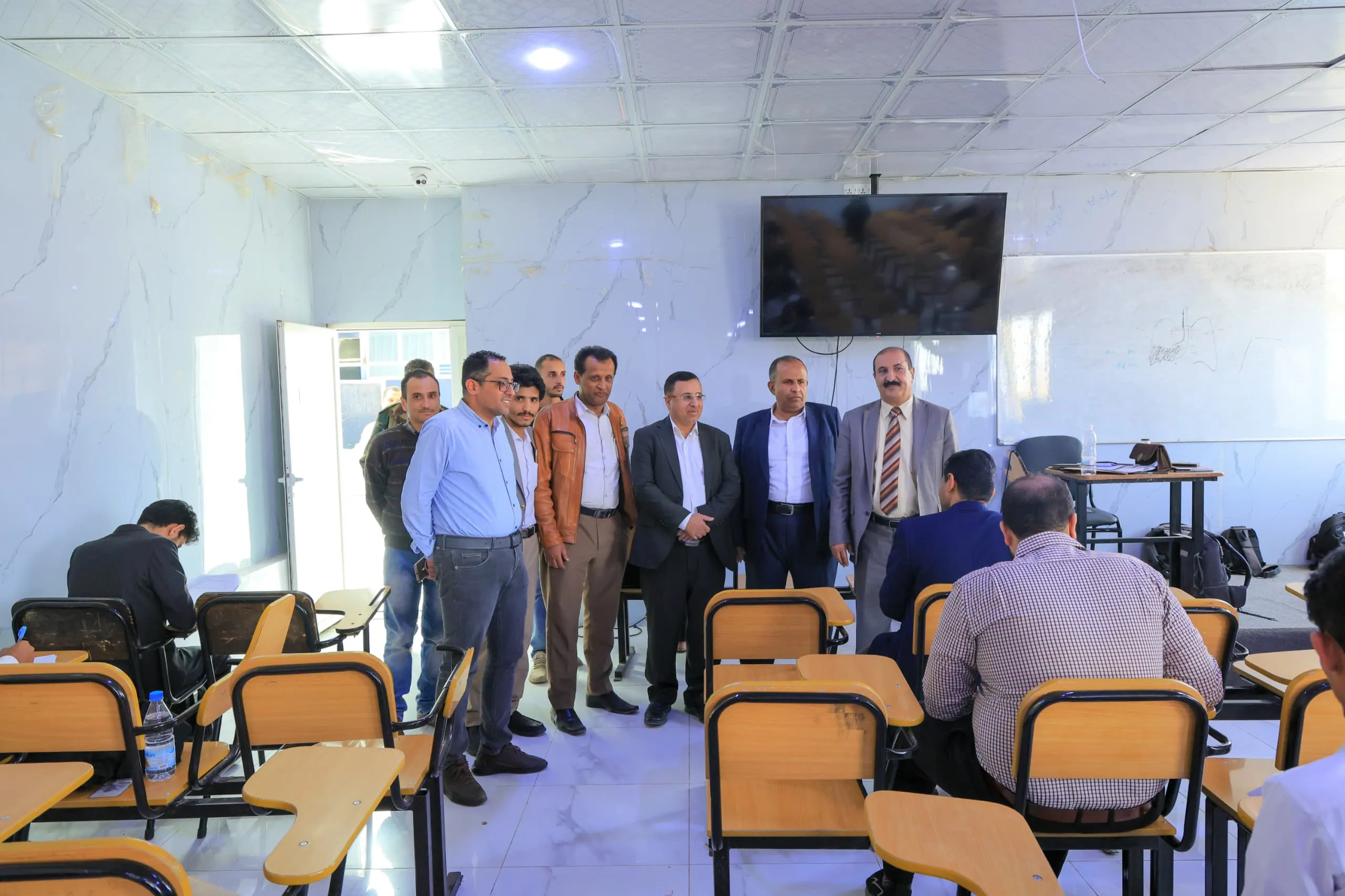 تدشين الإمتحانات النهائية للفصل الدراسي الثاني بكلية الطب والعلوم الصحية لطلبة المستويات الثاني فأعلى