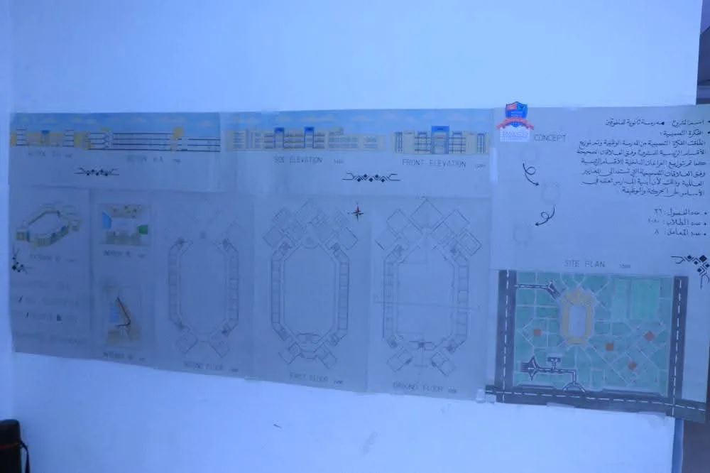 Promising architectural achievements: University architecture students excel in designing a school for gifted students according to international standards and a realistic vision.