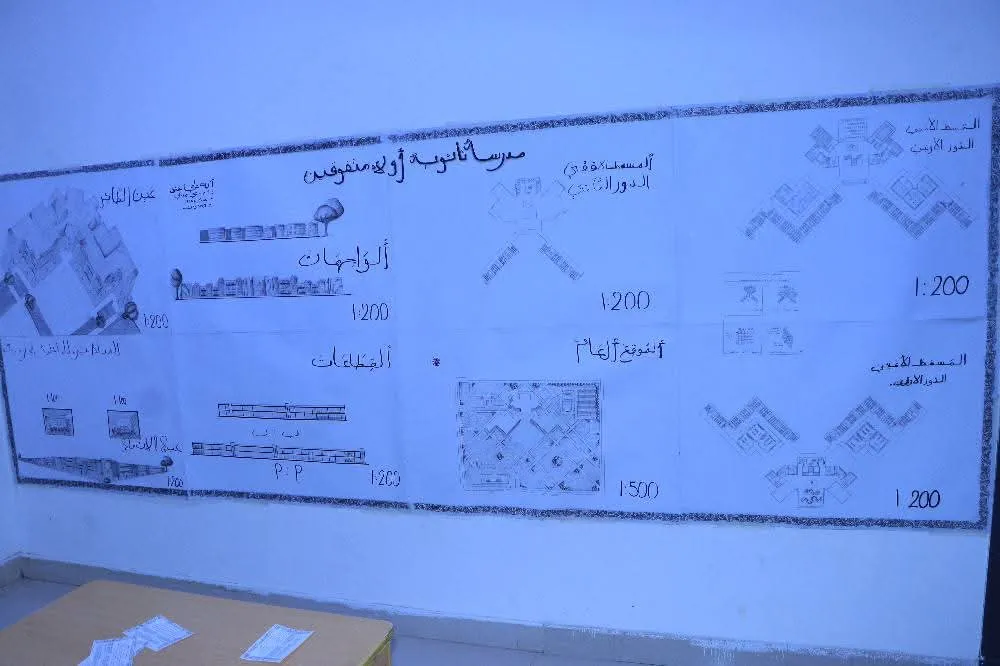 Promising architectural achievements: University architecture students excel in designing a school for gifted students according to international standards and a realistic vision.