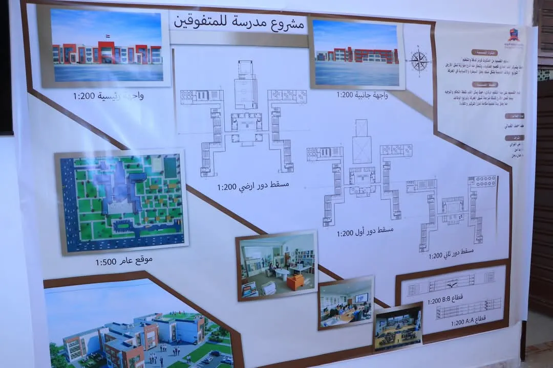 Promising architectural achievements: University architecture students excel in designing a school for gifted students according to international standards and a realistic vision.