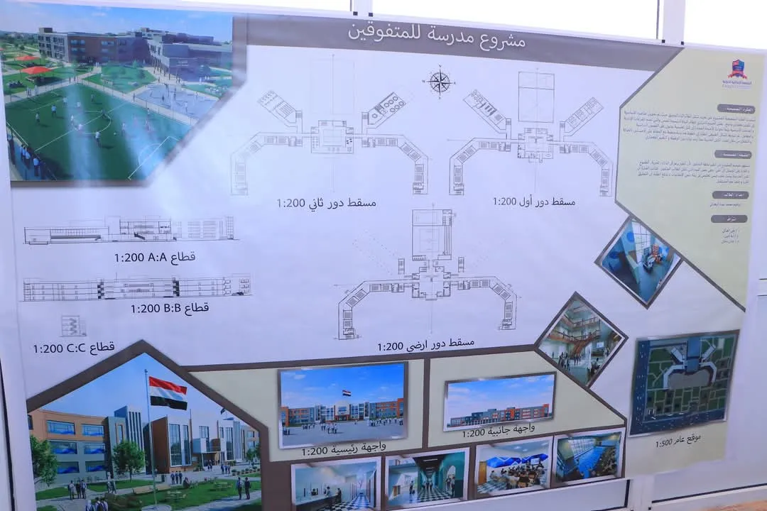 Promising architectural achievements: University architecture students excel in designing a school for gifted students according to international standards and a realistic vision.
