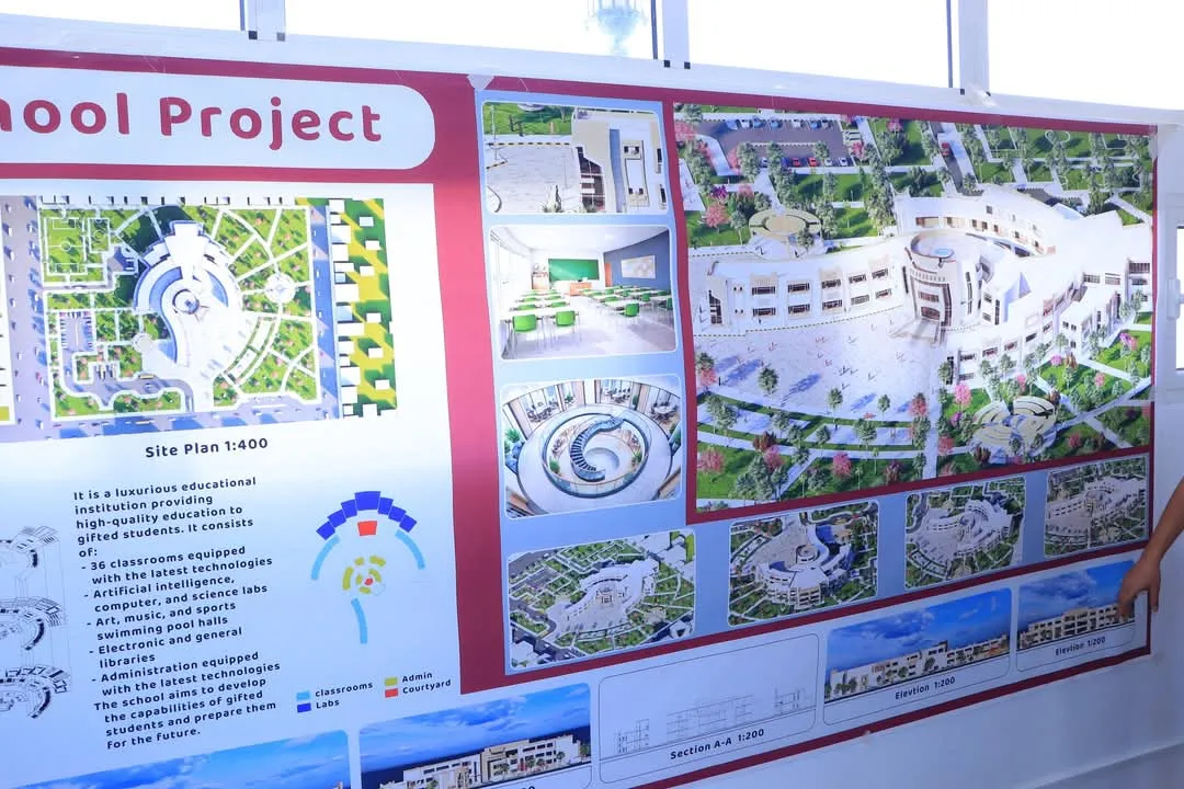 Promising architectural achievements: University architecture students excel in designing a school for gifted students according to international standards and a realistic vision.