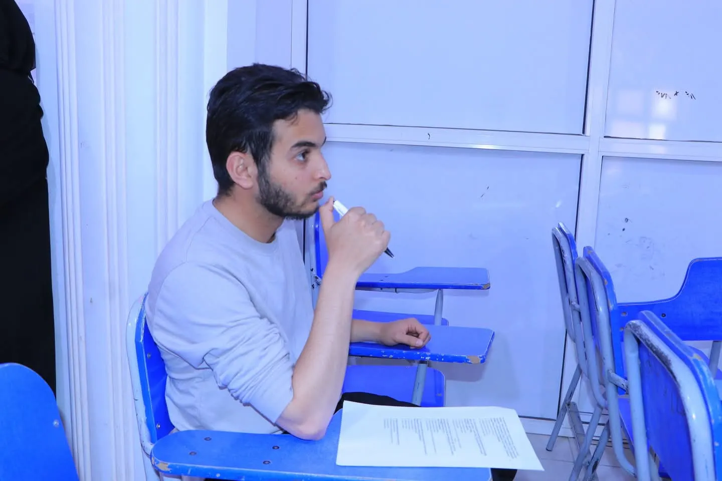 A confident start to exams at the College of Dentistry... University leadership launches second semester exams for levels two and above