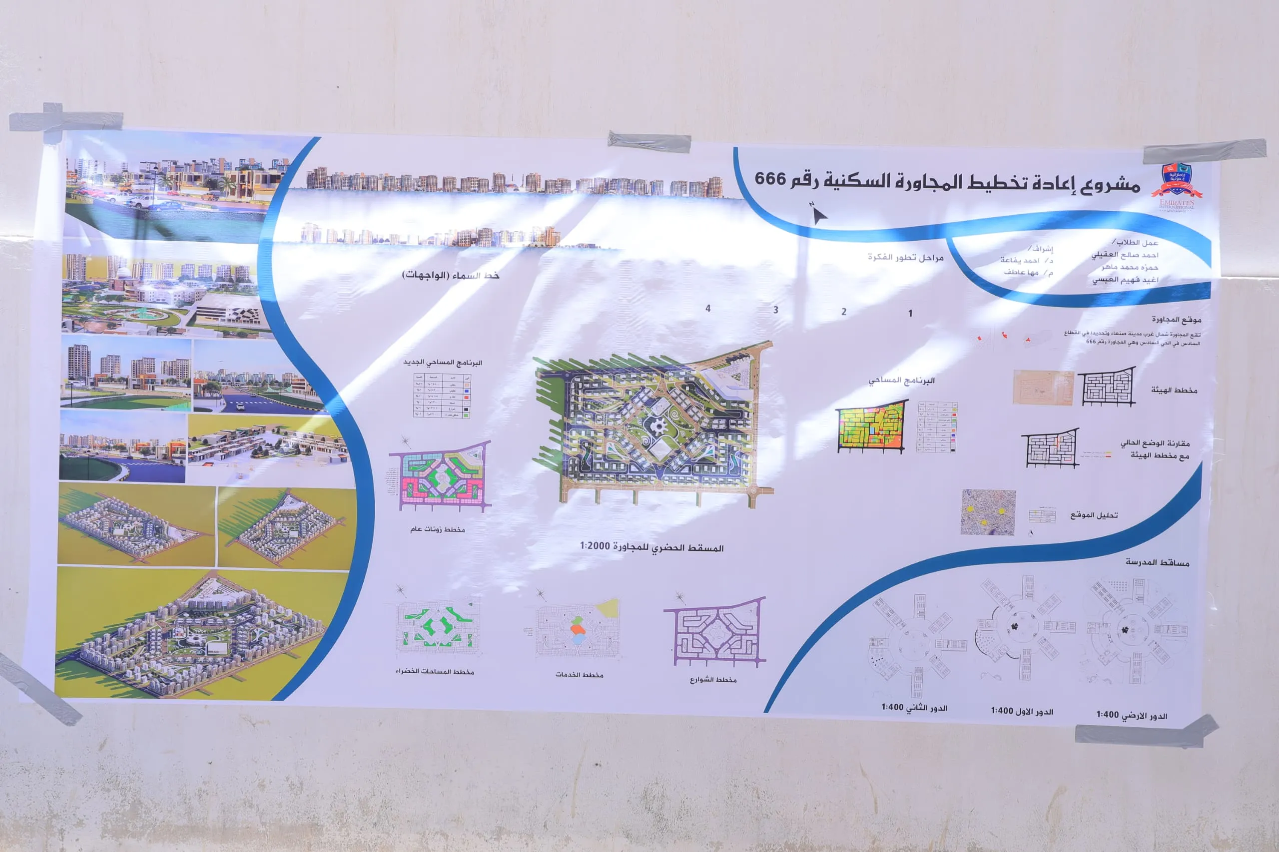 إبداع معماري يعيد رسم ملامح المستقبل.. طلبة الهندسة المعمارية المستوى الثالث ينجزون مشاريع تخطيط حضري مبتكرة