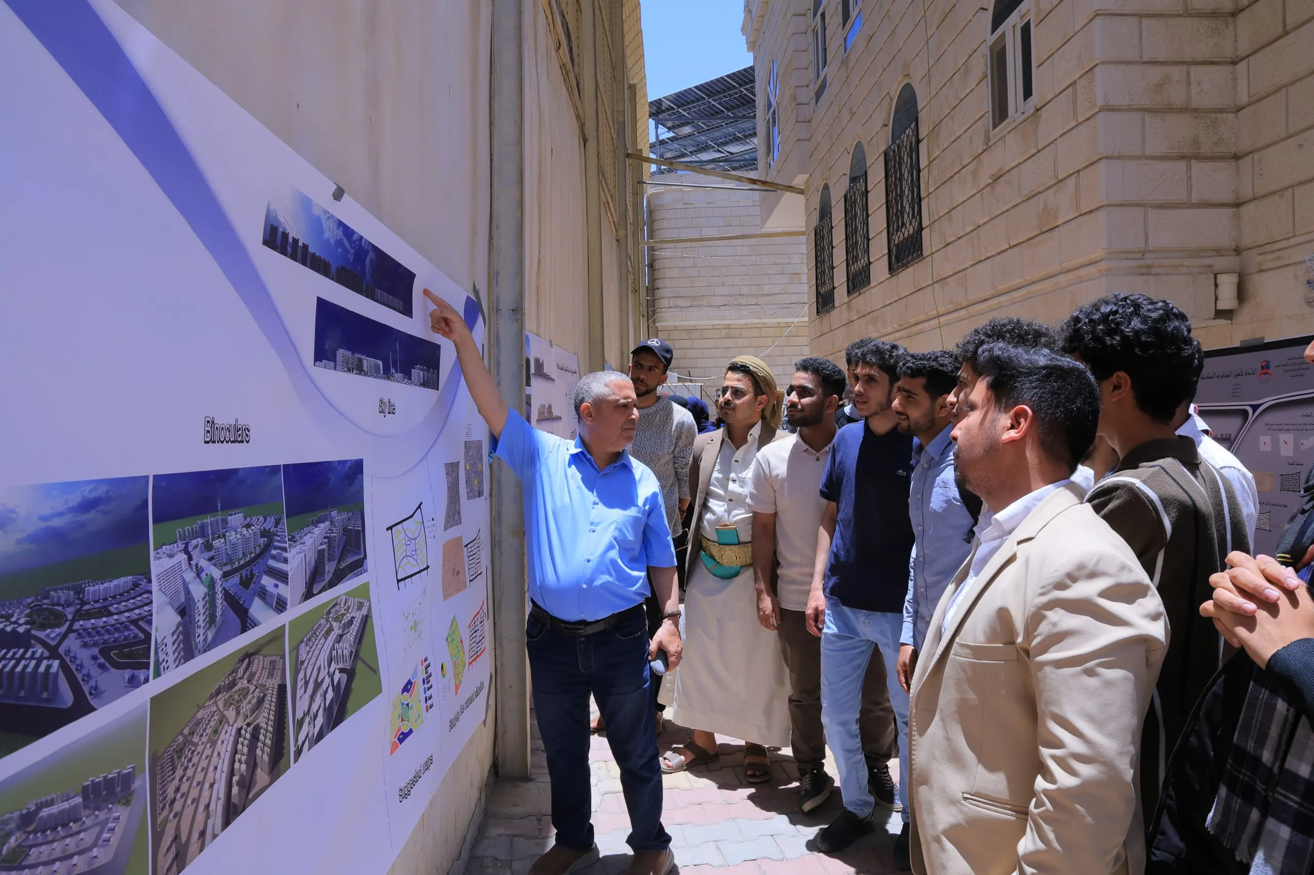 إبداع معماري يعيد رسم ملامح المستقبل.. طلبة الهندسة المعمارية المستوى الثالث ينجزون مشاريع تخطيط حضري مبتكرة