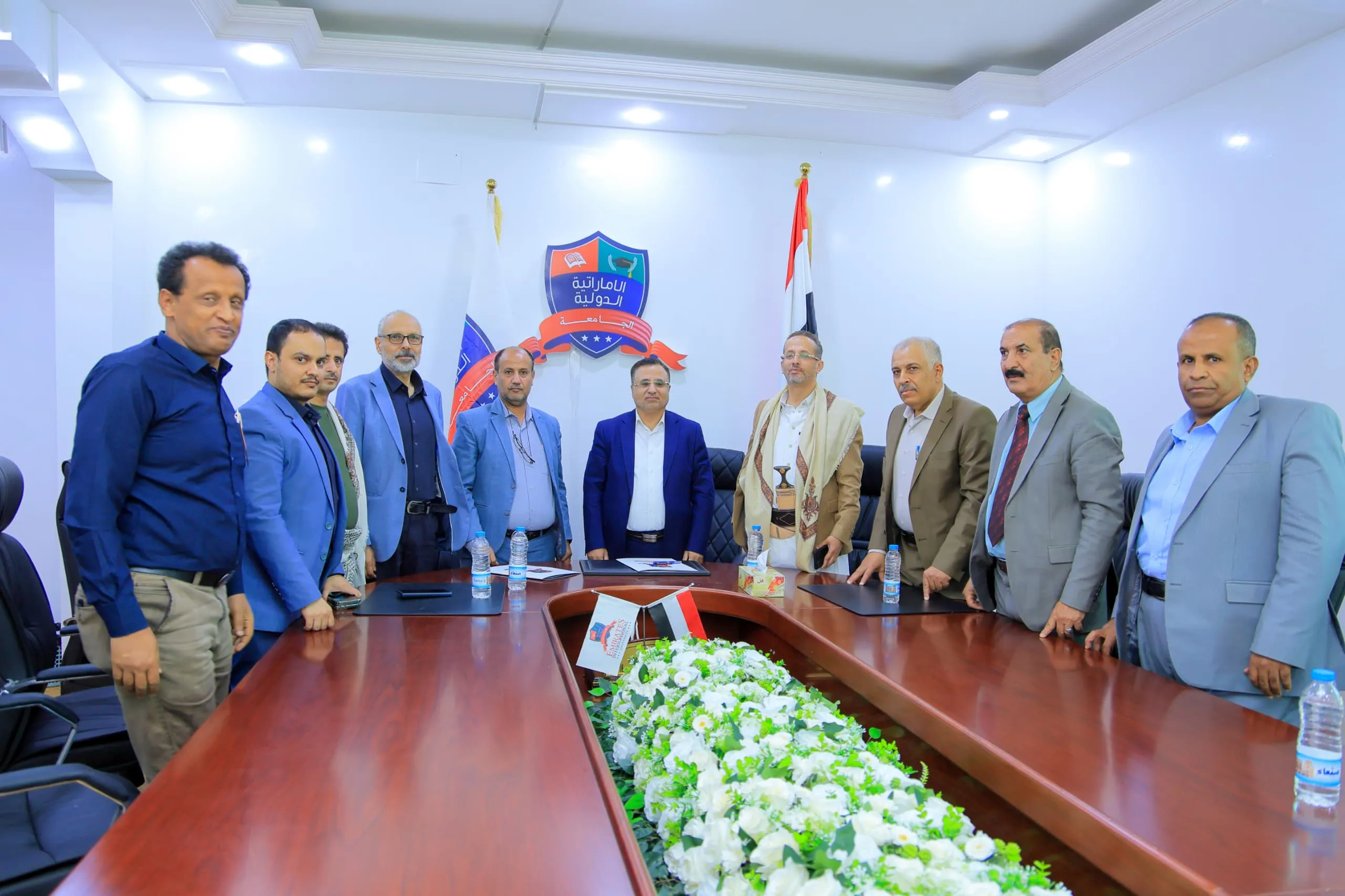 A partnership that shapes the future of medical education in Yemen: The Emirates International University and the Modern Private Hospital sign an agreement to accredit the hospital as a "University Hospital of the Emirates International University".