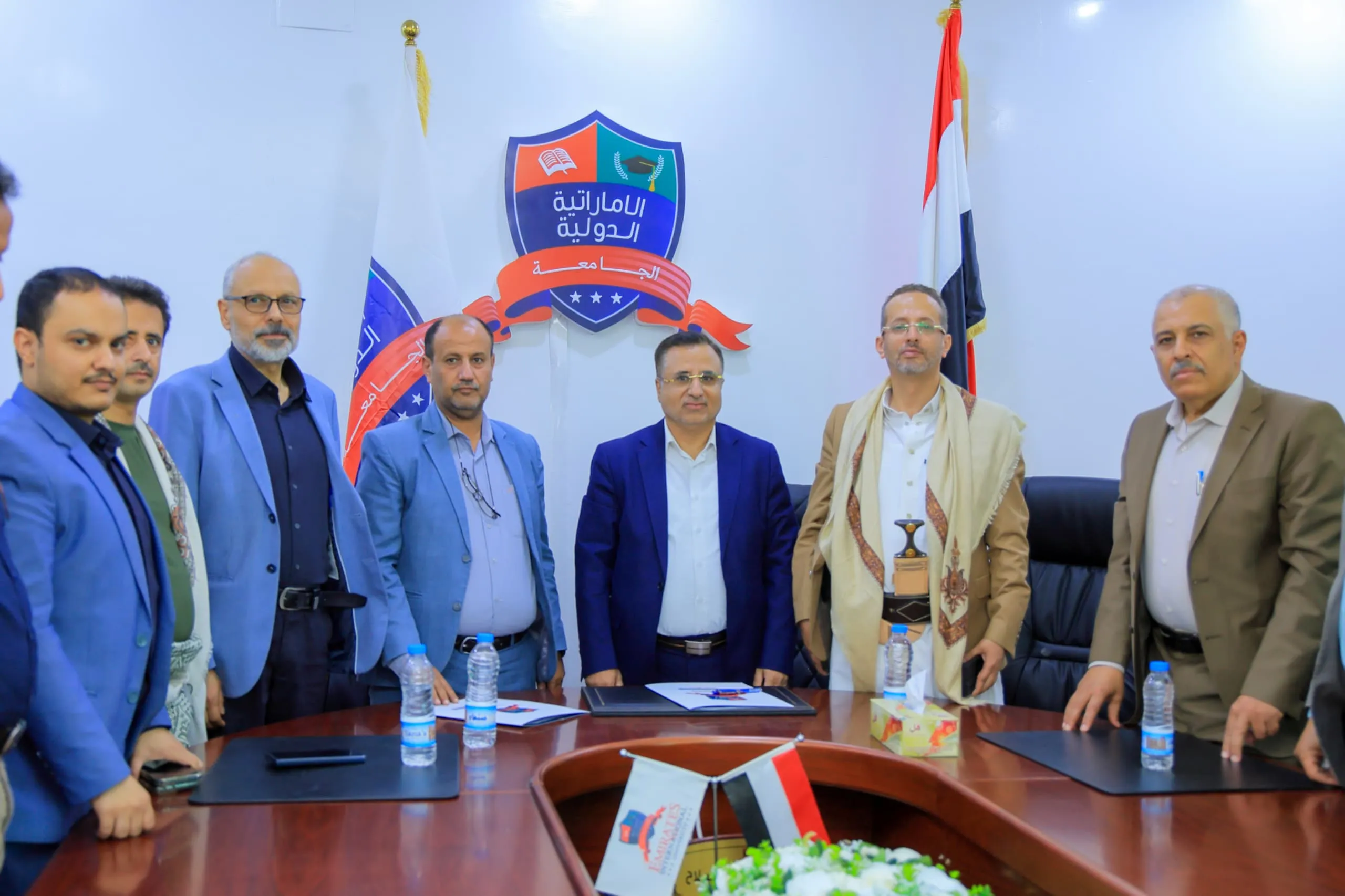 A partnership that shapes the future of medical education in Yemen: The Emirates International University and the Modern Private Hospital sign an agreement to accredit the hospital as a "University Hospital of the Emirates International University".