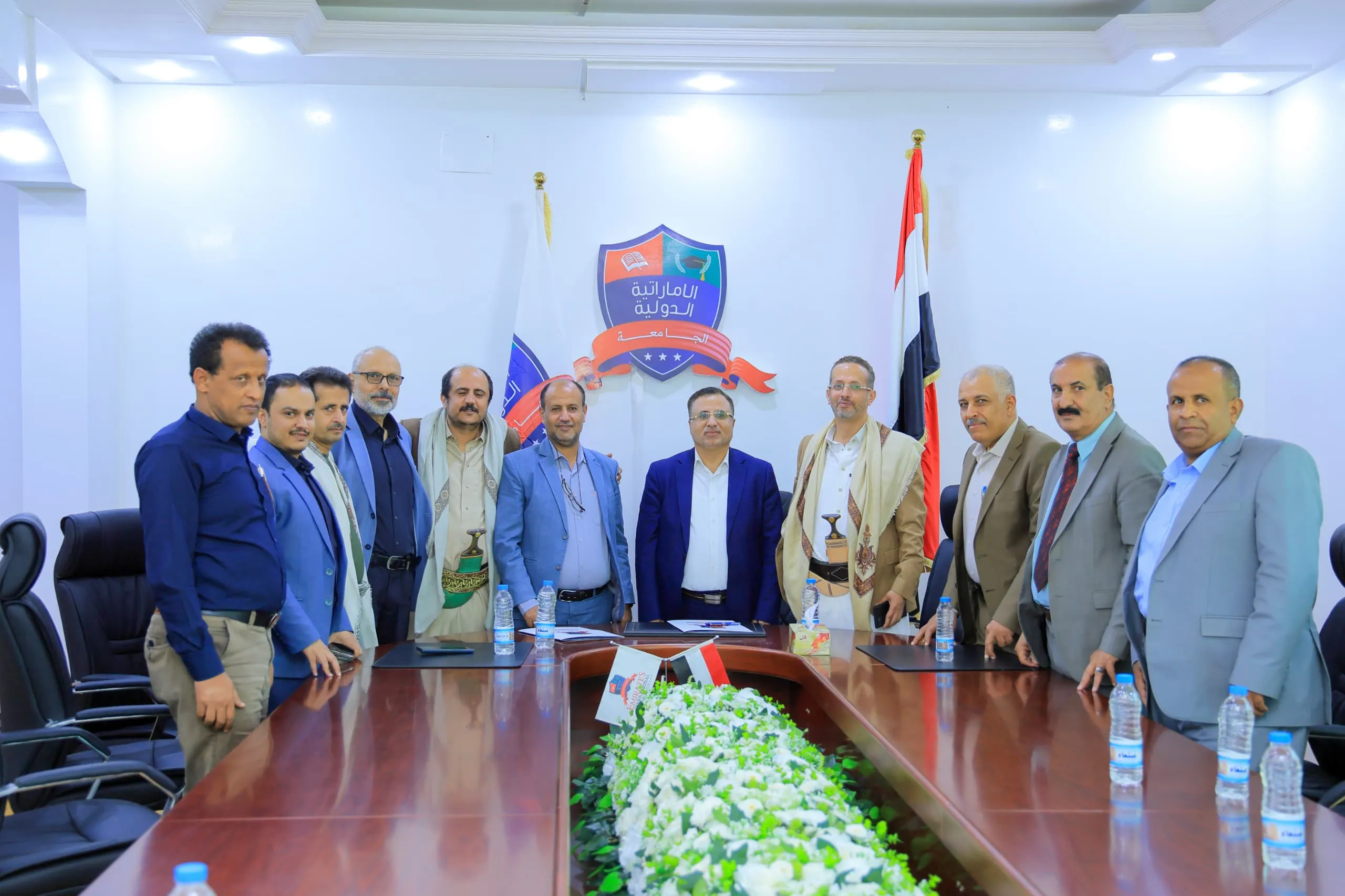 A partnership that shapes the future of medical education in Yemen: The Emirates International University and the Modern Private Hospital sign an agreement to accredit the hospital as a "University Hospital of the Emirates International University".