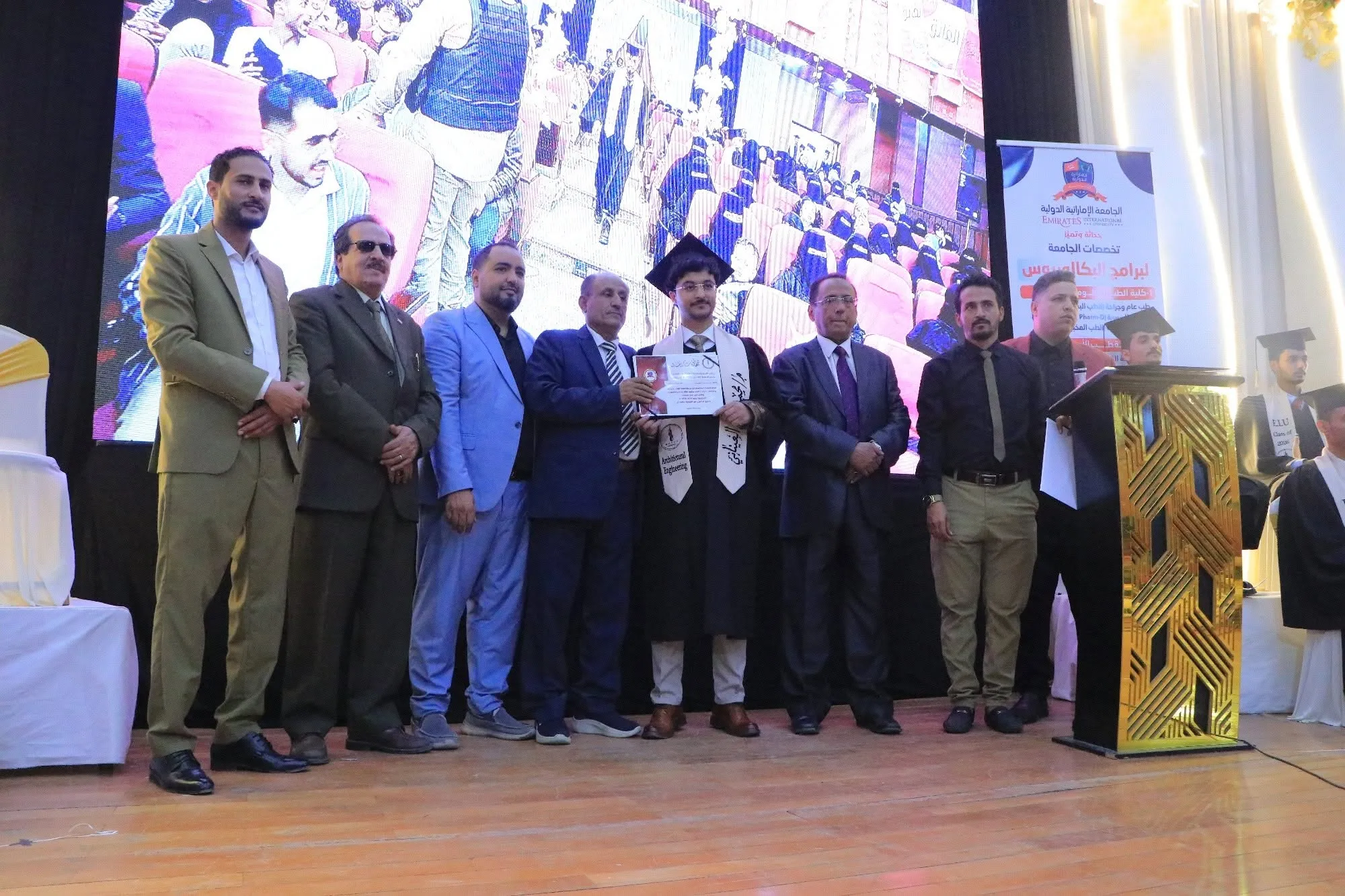 مقتطفات من حفل تخرج الدفعة التاسعة من قسم الهندسة المعمارية «وَتَد المعمار»