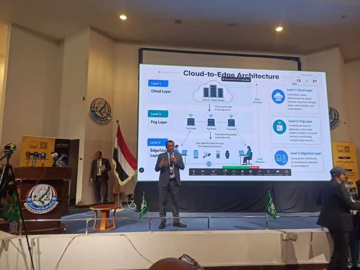 الجامعة الإماراتية الدولية تعزز حضورها العلمي بمشاركة عميد الجودة متحدثًا رئيسًا في مؤتمر دولي للتقنيات الذكية.