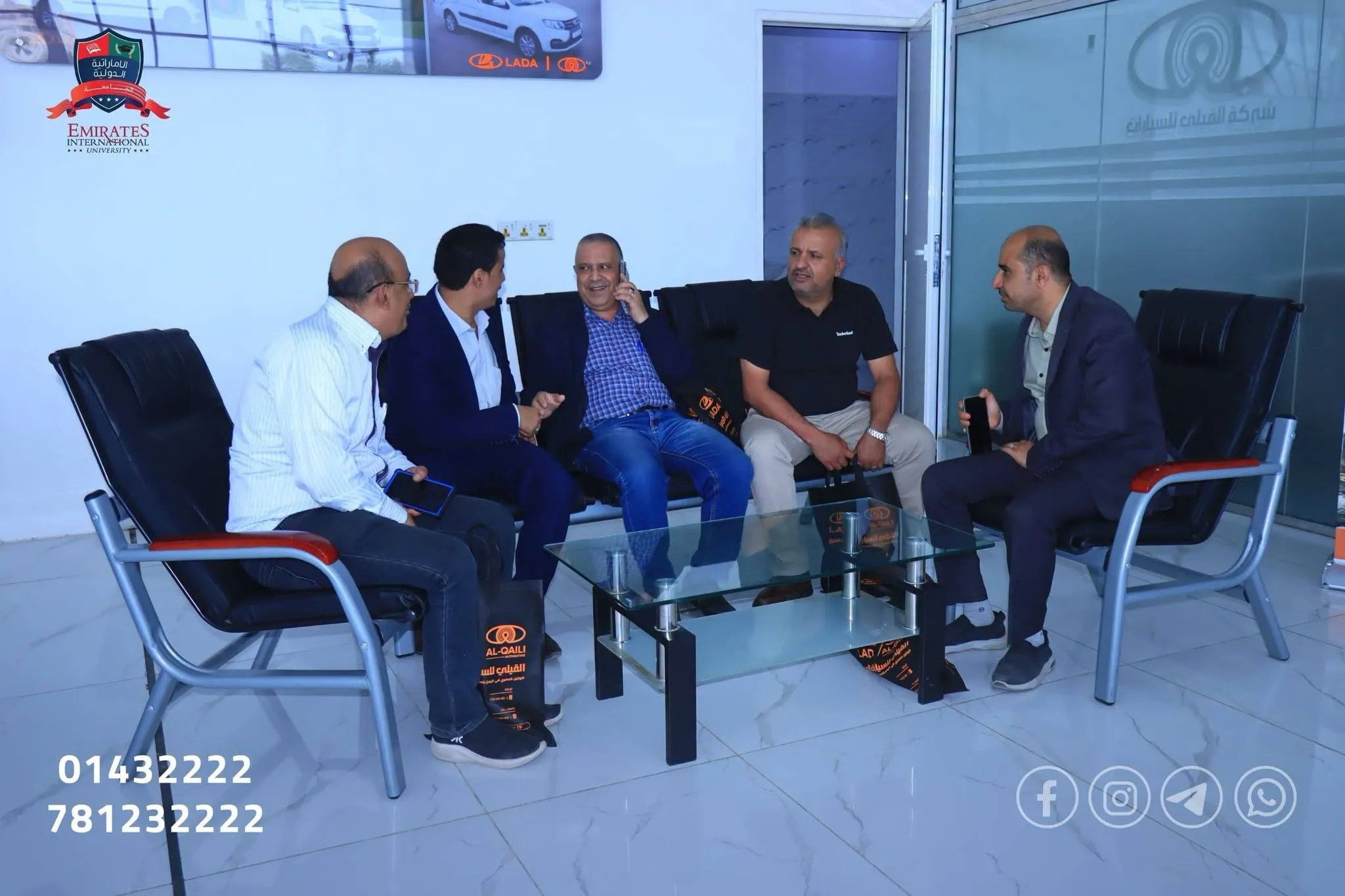 كلية الهندسة وتكنولوجيا المعلومات بالجامعة الإماراتية الدولية تنظم زيارة إلى شركة لادا للسيارات