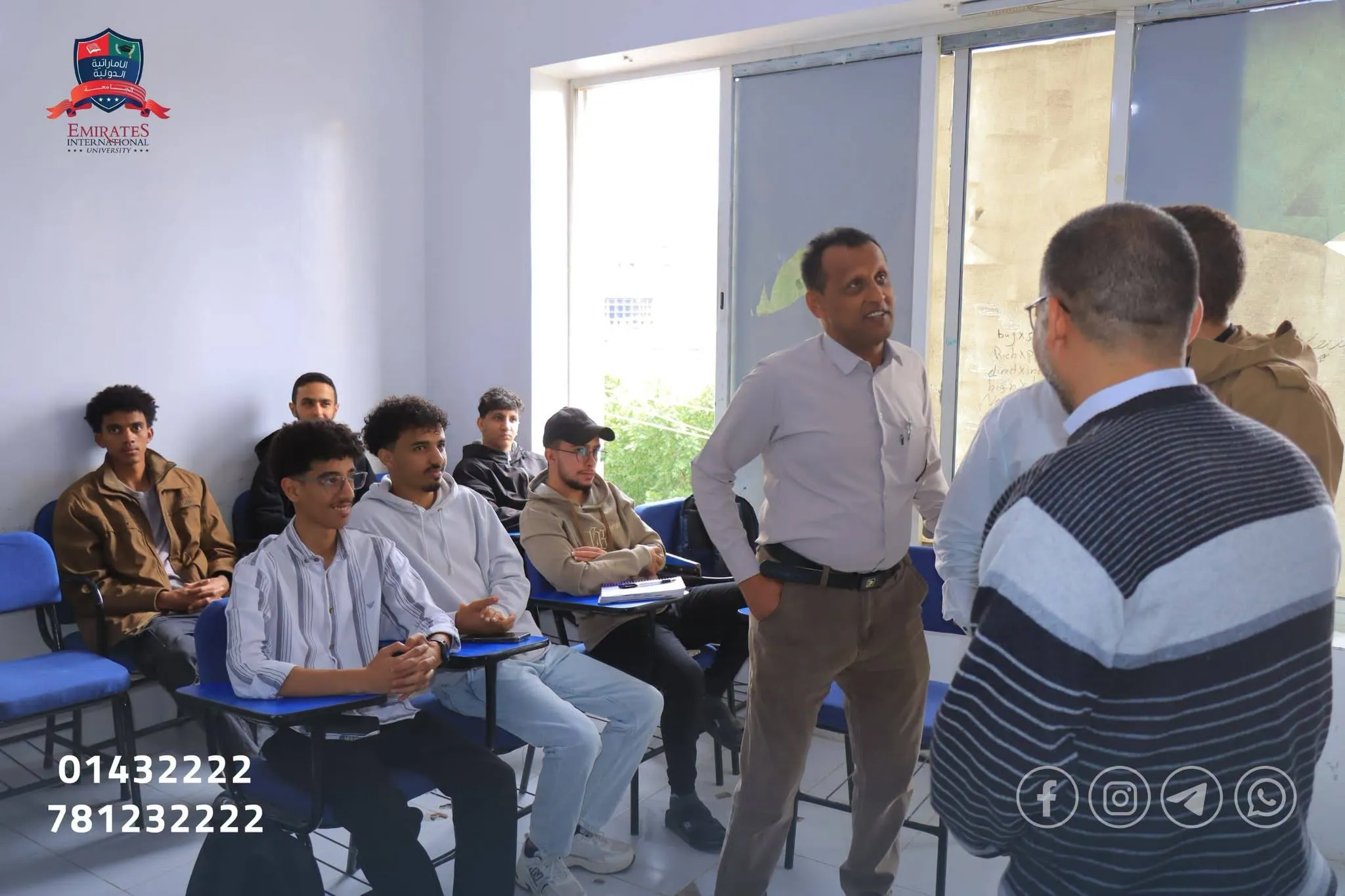 الجامعة الإماراتية الدولية تدشّن الفصل الدراسي الثاني لطلبة المستوى الثاني فأعلى بكليتي الهندسة وتكنولوجيا المعلومات، والعلوم الإدارية والمالية.