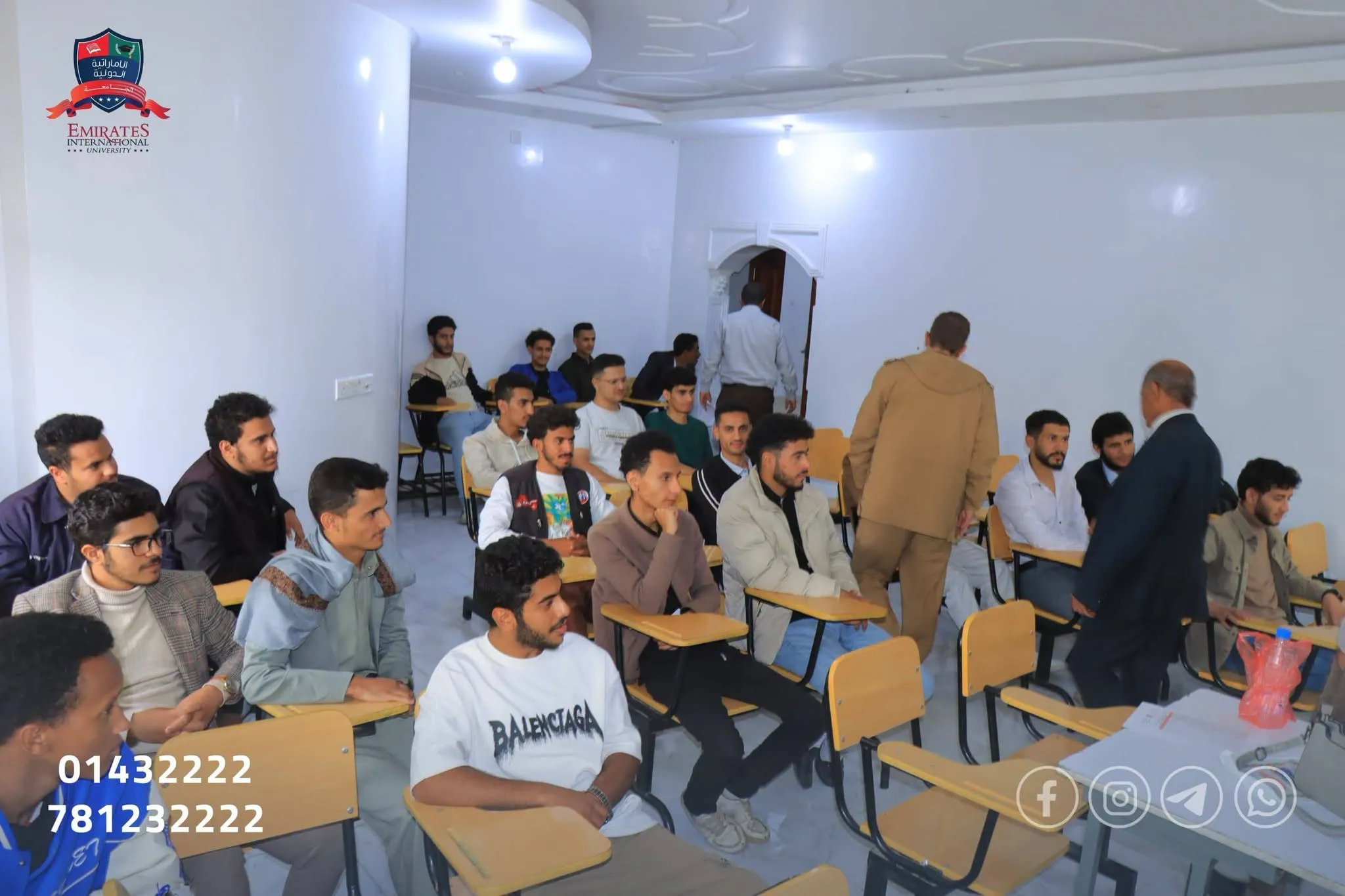 الجامعة الإماراتية الدولية تدشّن الفصل الدراسي الثاني لطلبة المستوى الثاني فأعلى بكليتي الهندسة وتكنولوجيا المعلومات، والعلوم الإدارية والمالية.