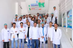 A scientific visit for students of the Department of Clinical Pharmacy, fourth level, to the BioPharm pharmaceutical factory within the pharmaceutical manufacturing course