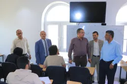 تدشين الإمتحانات النهائية للفصل الدراسي الأول من العام الجامعي 1446ه‍، في كلية الهندسة وكلية العلوم الإدارية