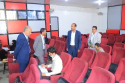 تدشين الإمتحانات النهائية للفصل الدراسي الأول من العام الجامعي 1446ه‍ الموافق 2024-2025 في كلية طب الأسنان