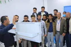 تدشين التدريب العملي لطلبة قسم هندسة المعدات الطبية المستوى الثالث في المستشفى الجمهوري
